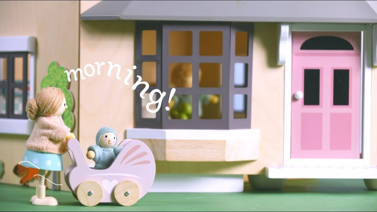 Tender Leaf Dollhouse Furniture Toys Dolls Colorful Wooden Imagination