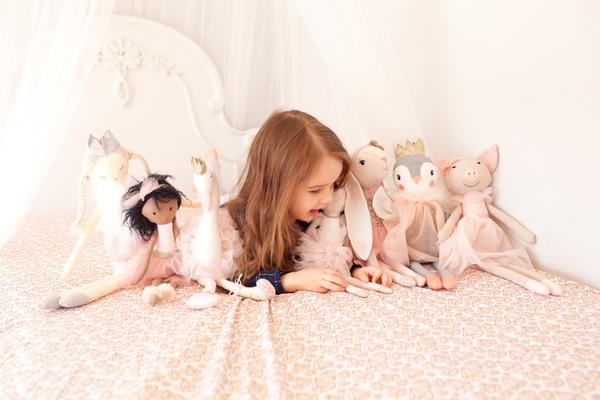Mon Ami Designs | Soft plush Doll | Elegant plush Doll |