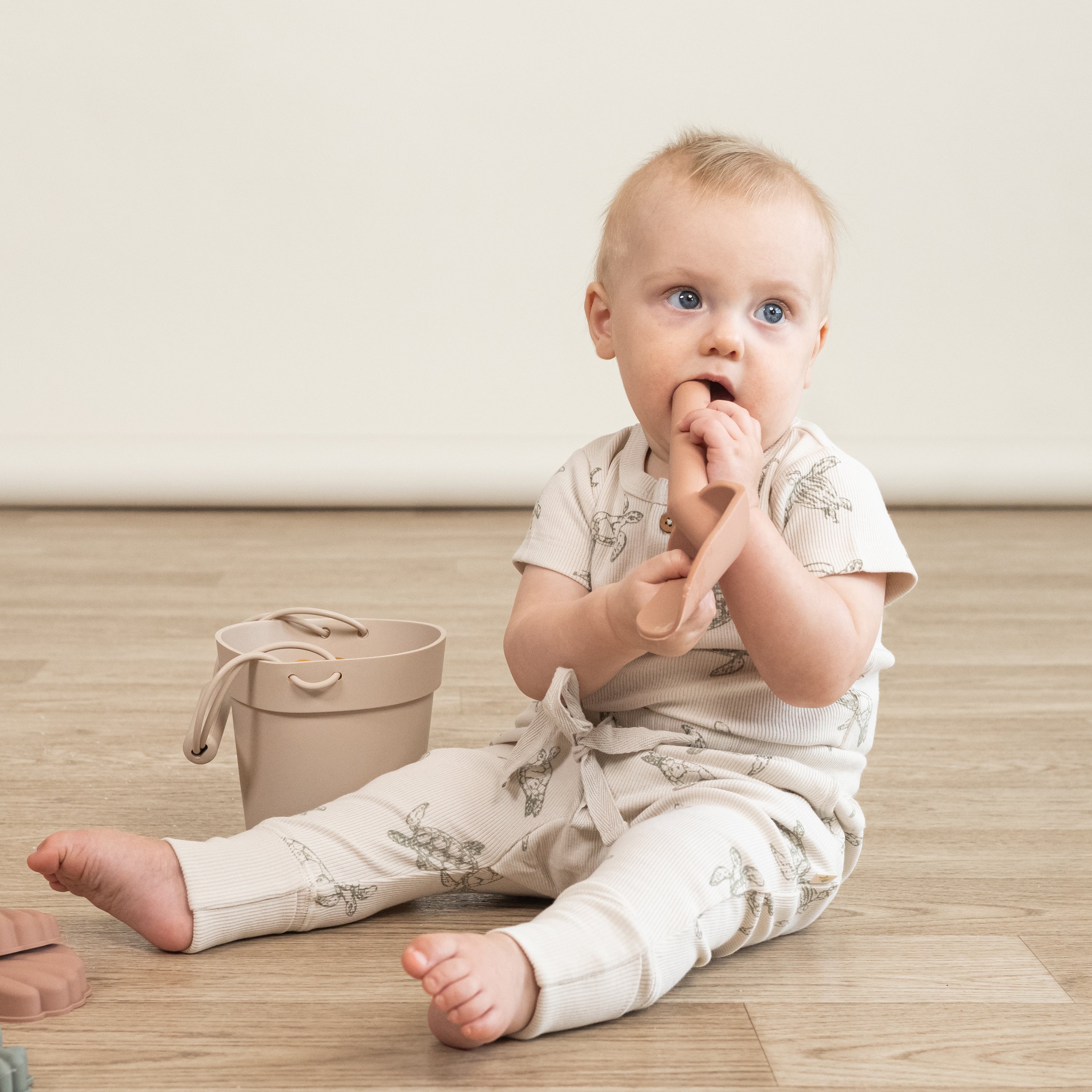 Organic 2-Way Zip Romper - Turtles