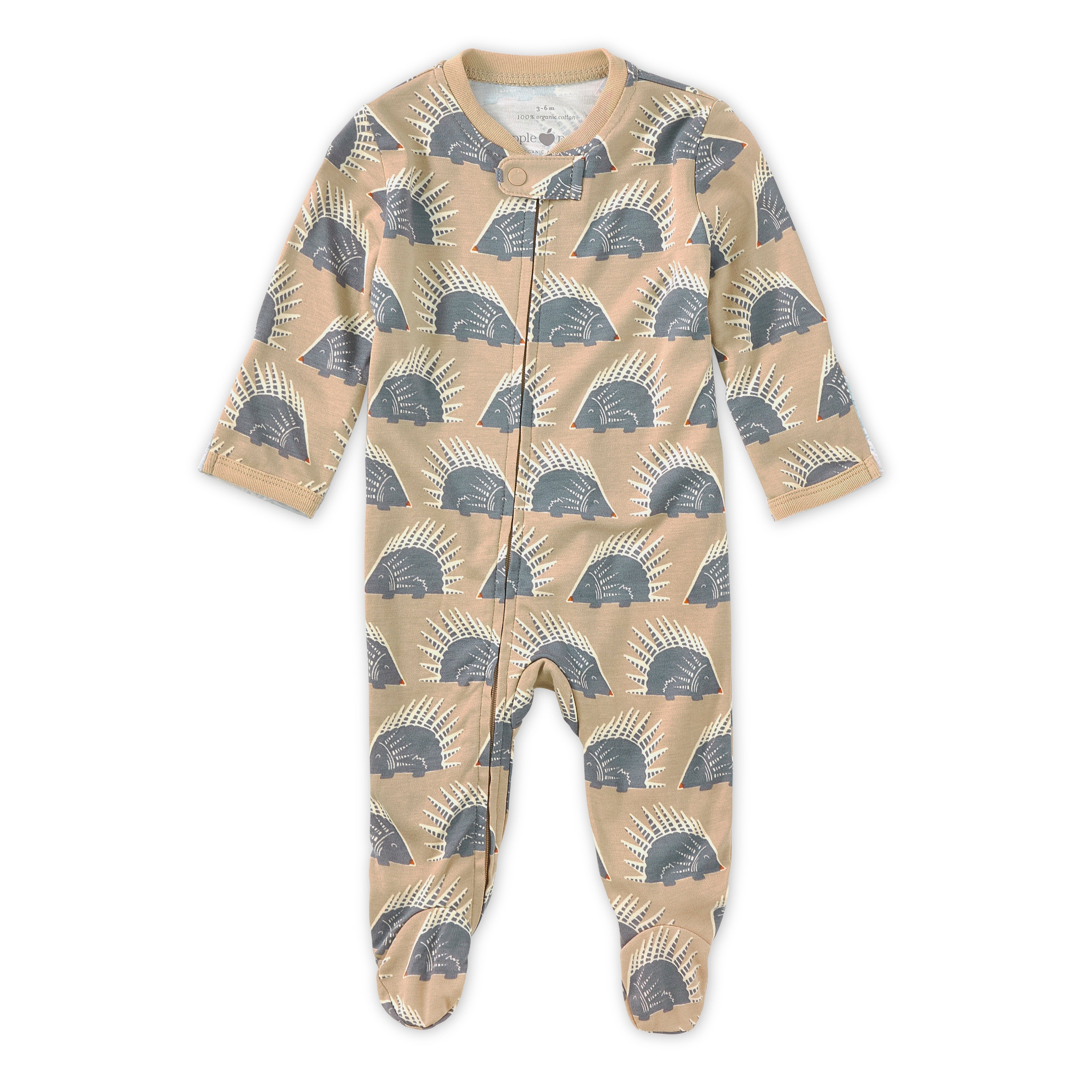 Bamboo Blend Zip Footie - Chill Quill