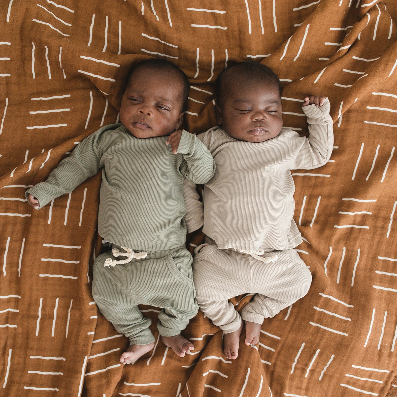 Mustard Mudcloth Muslin Quilt Mebie Baby