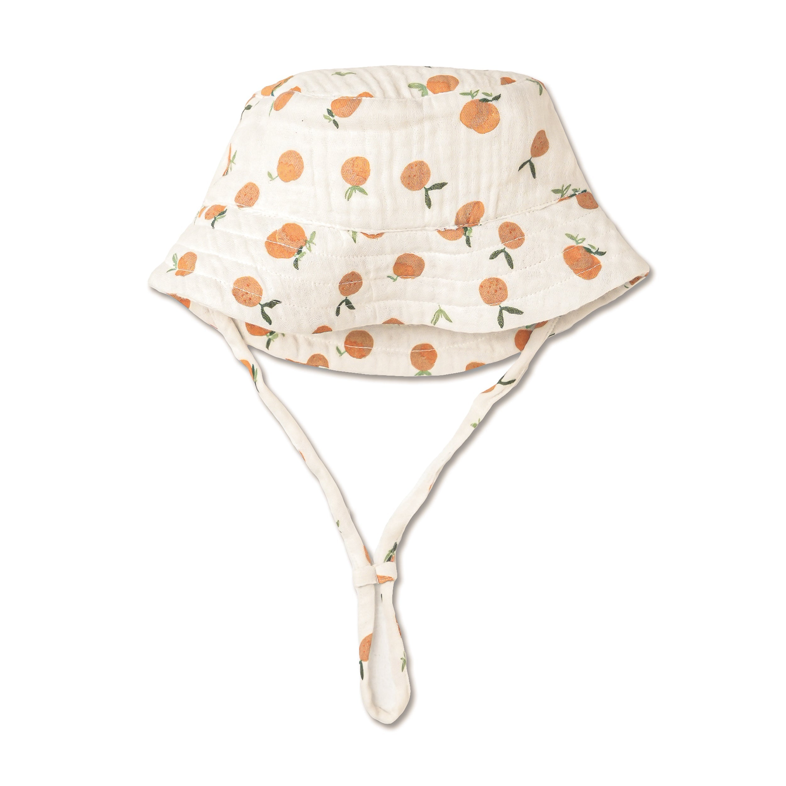 Organic Bucket Sun Hat - Mandarin