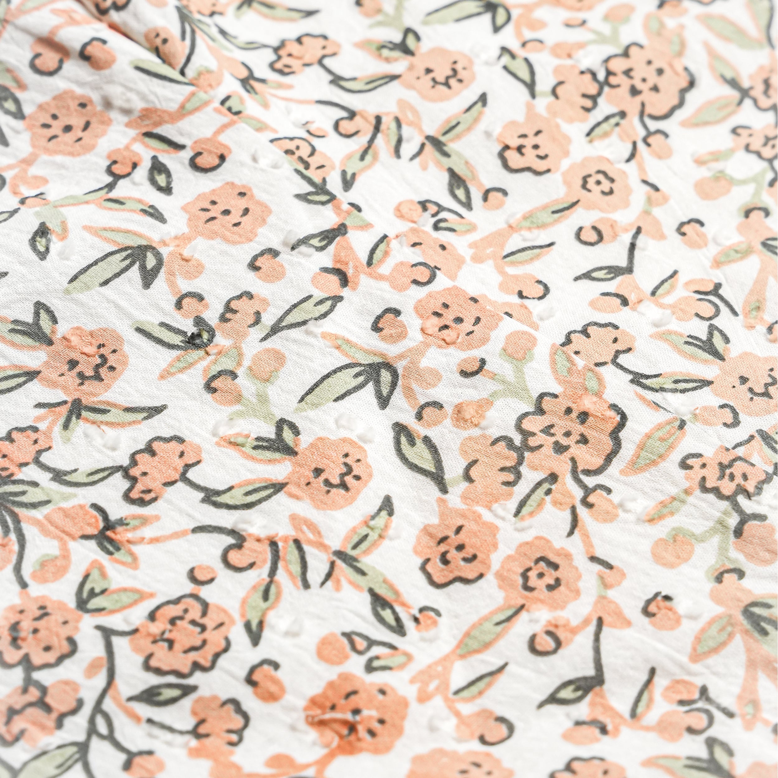 Organic Hair Bow Clip - Magnolia