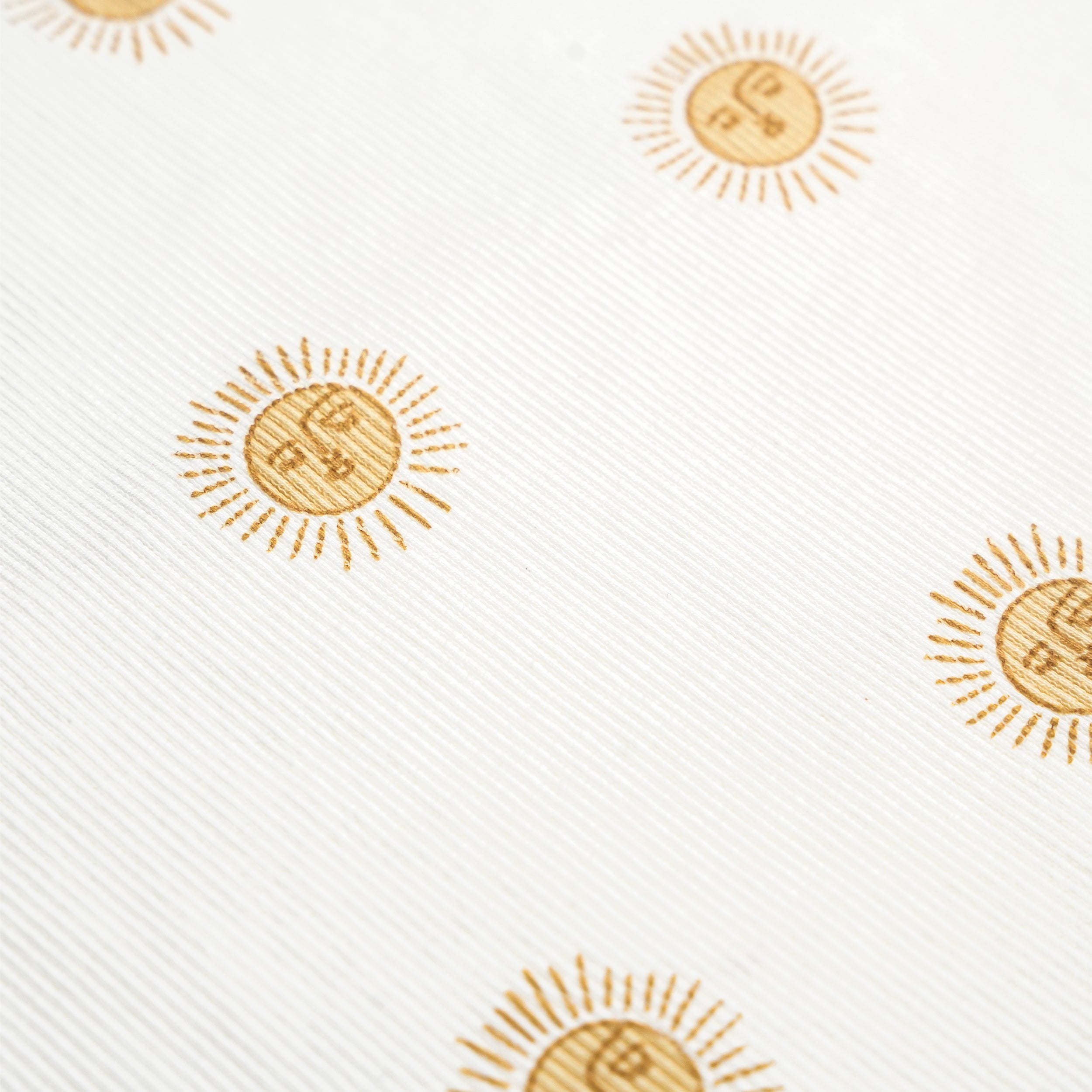 Organic Swaddle Blanket & Hat Set - Summer Sun