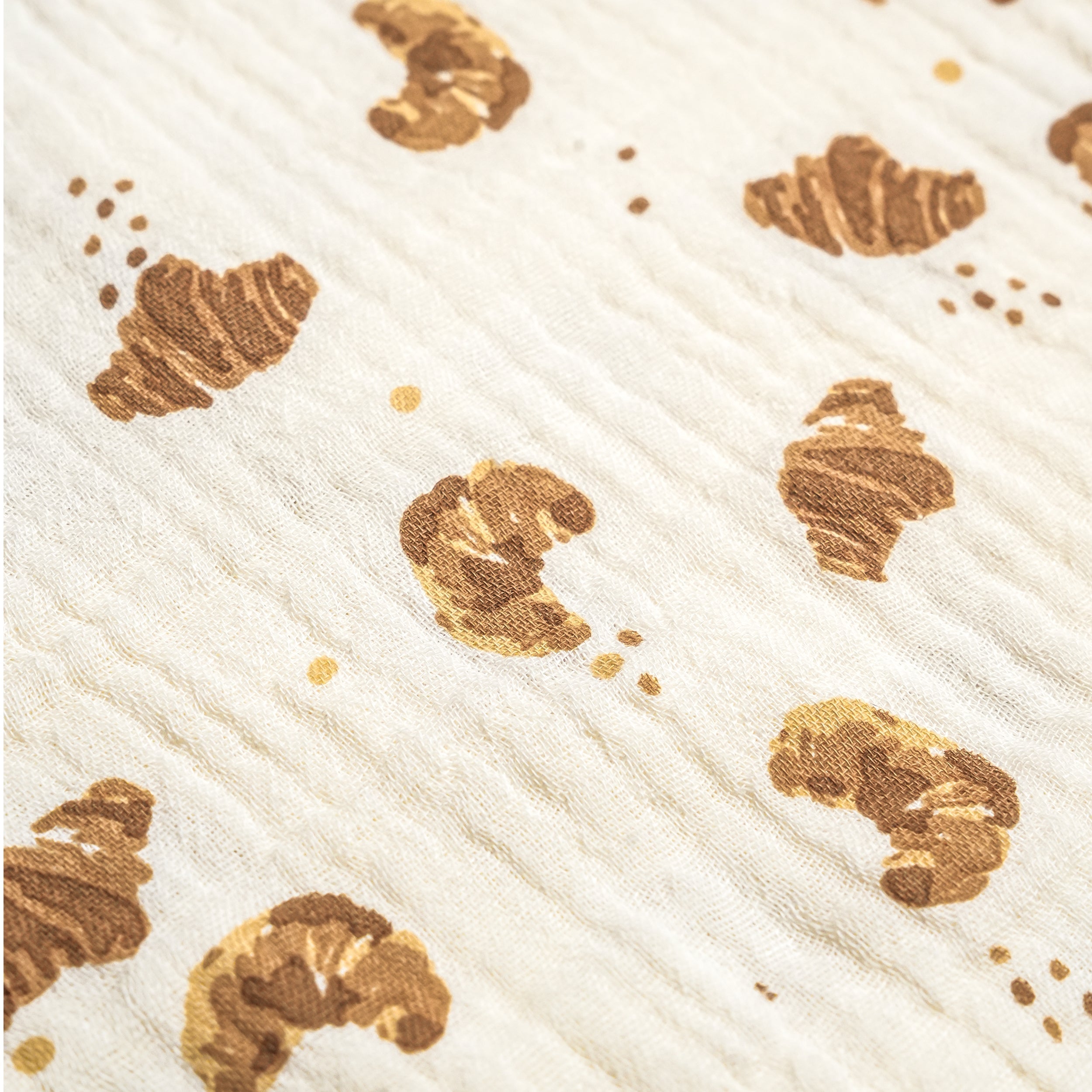 Organic Raglan Shirt & Shorts Set - Croissant