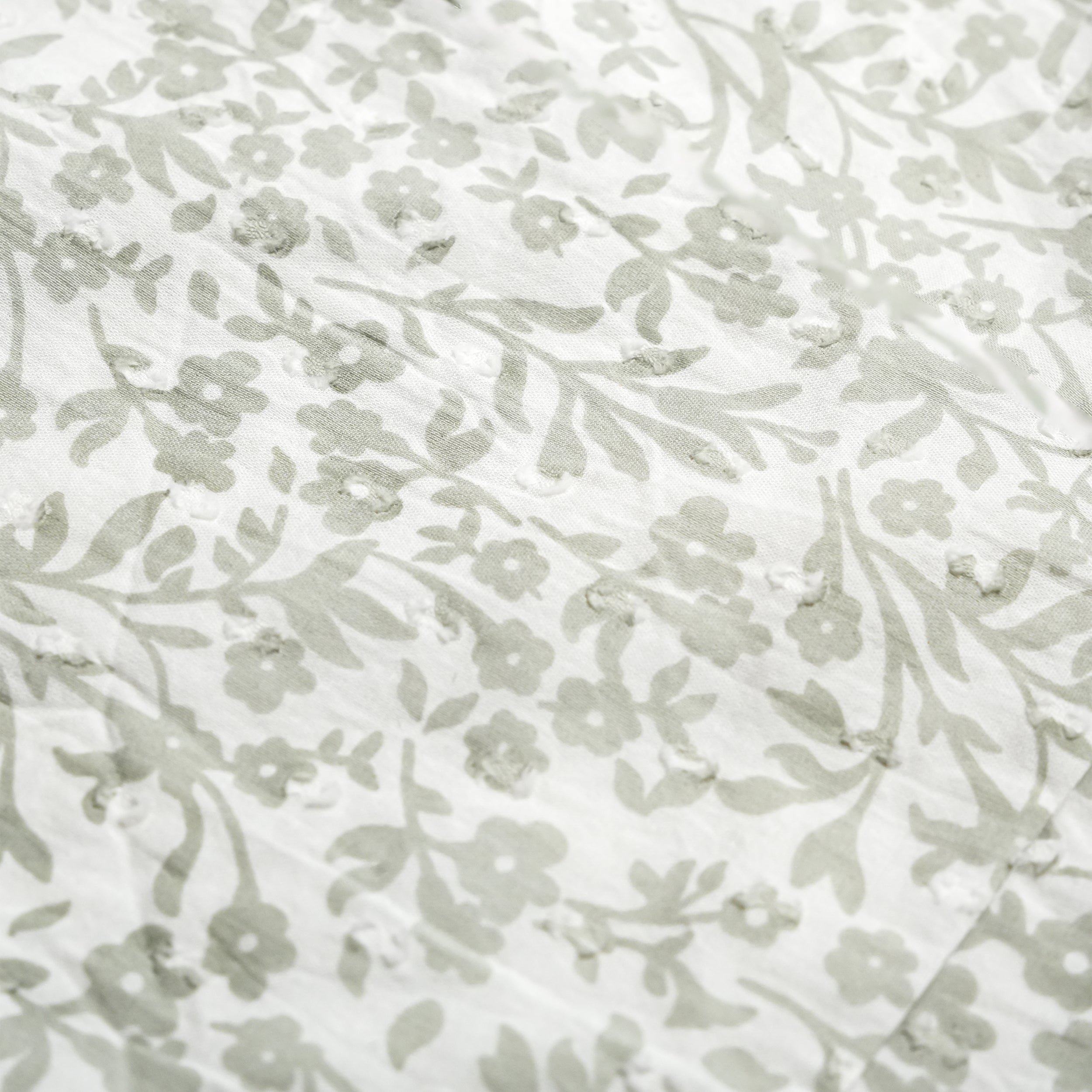 Organic Flutter Jumpsuit - Sage Floral