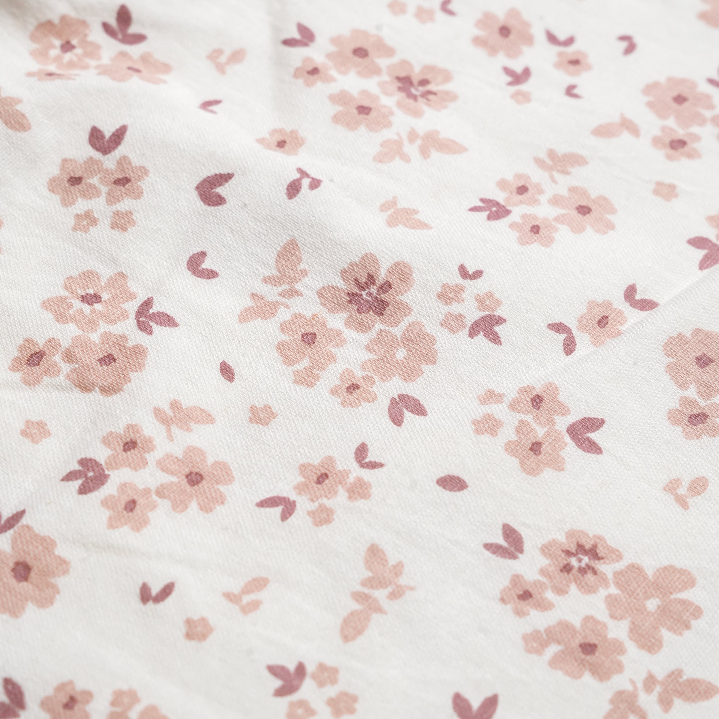 Organic Short Sleeve Flutter Dress - Petit Floral