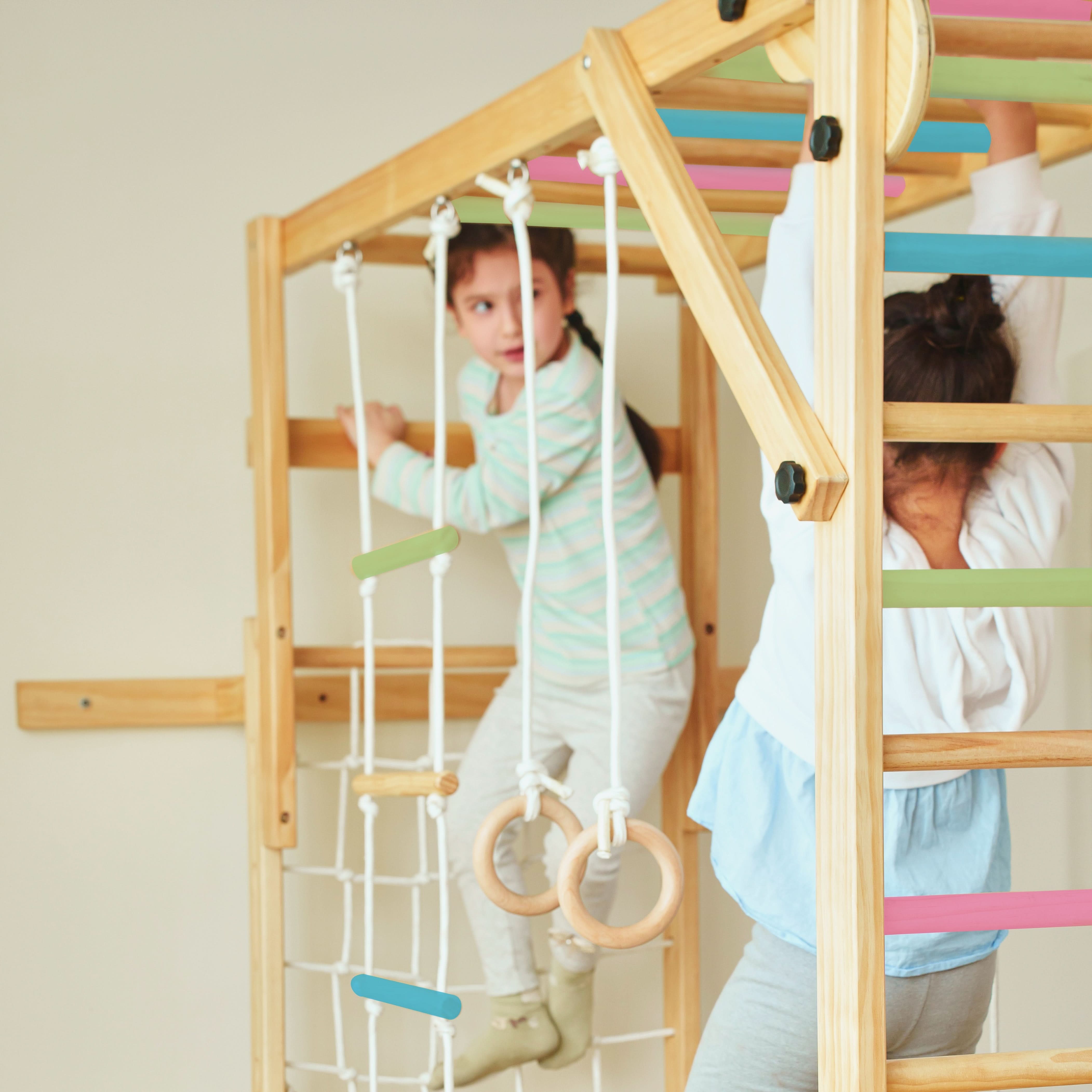 Grove | Foldable Jungle Gym - Wall Mounted - Color Bars