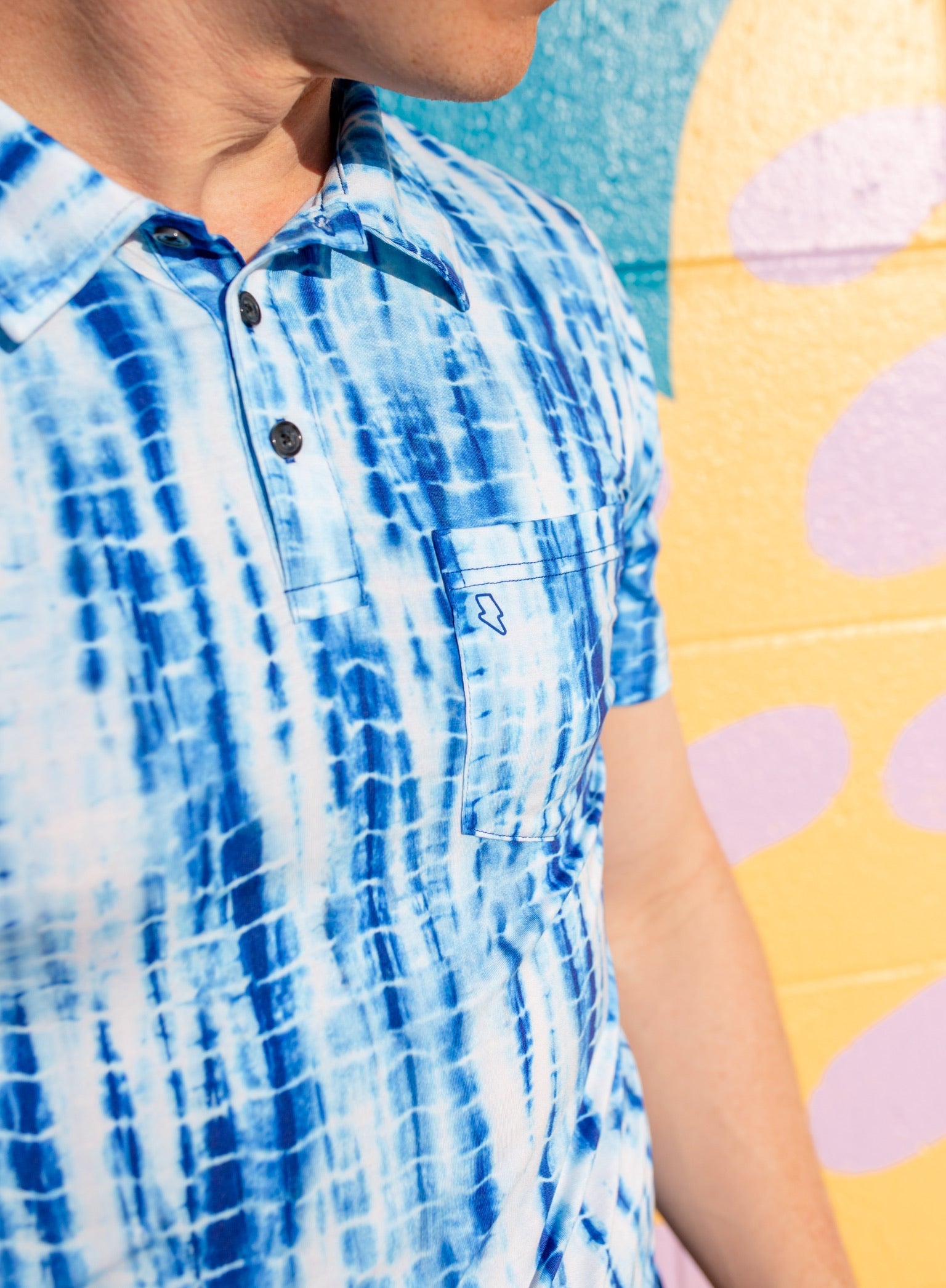 Shibori Men's Polo Shirt