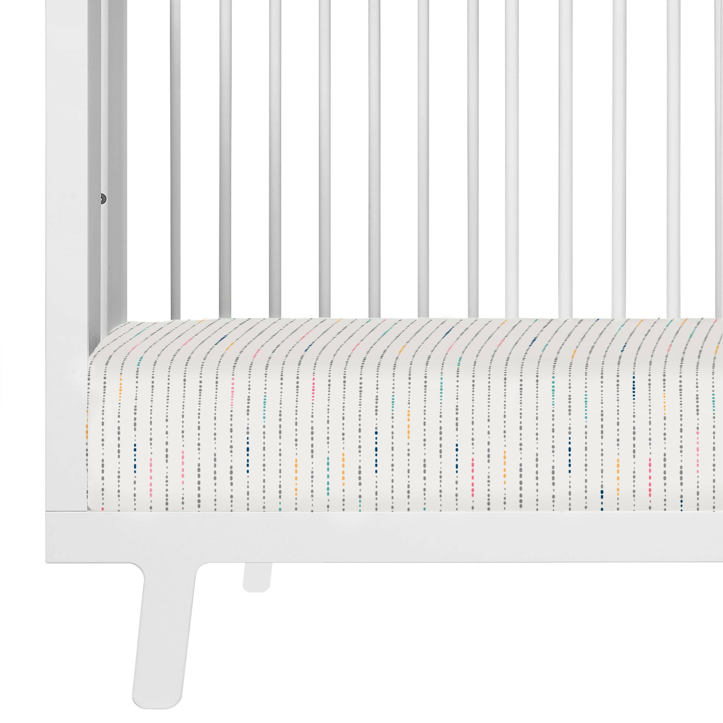 Organic Crib Sheet - Pebble Pop Crib Sheet Makemake Organics