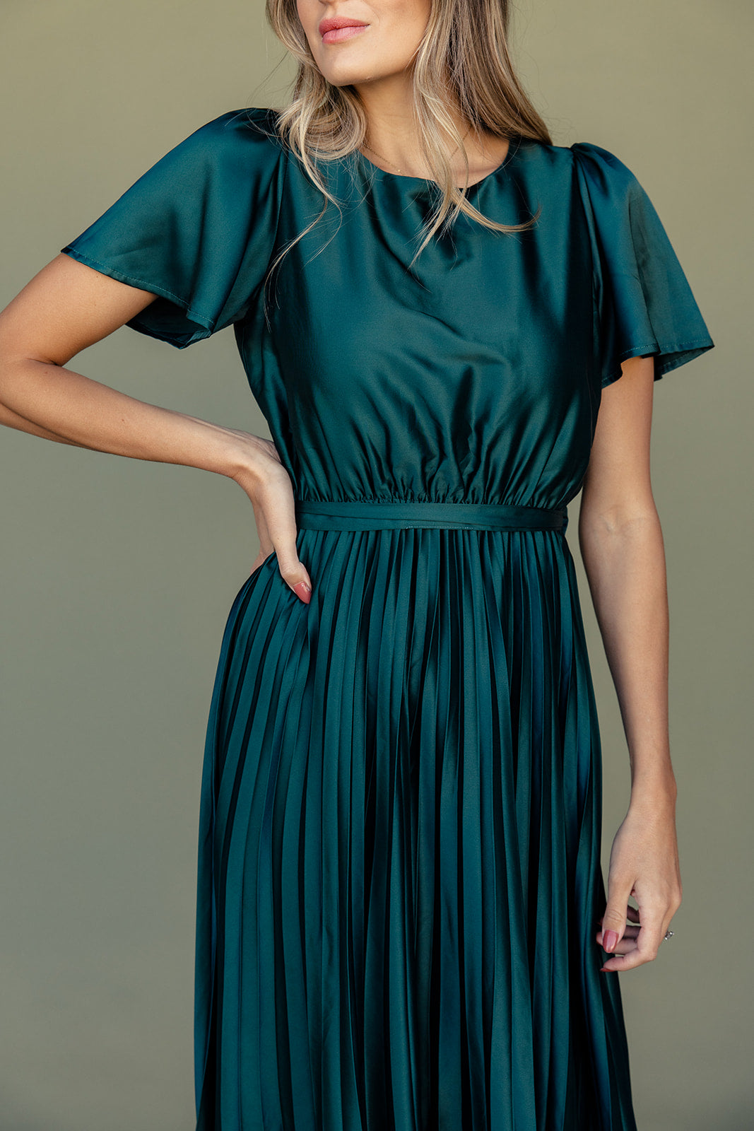 The Secret Garden Pleated Midi