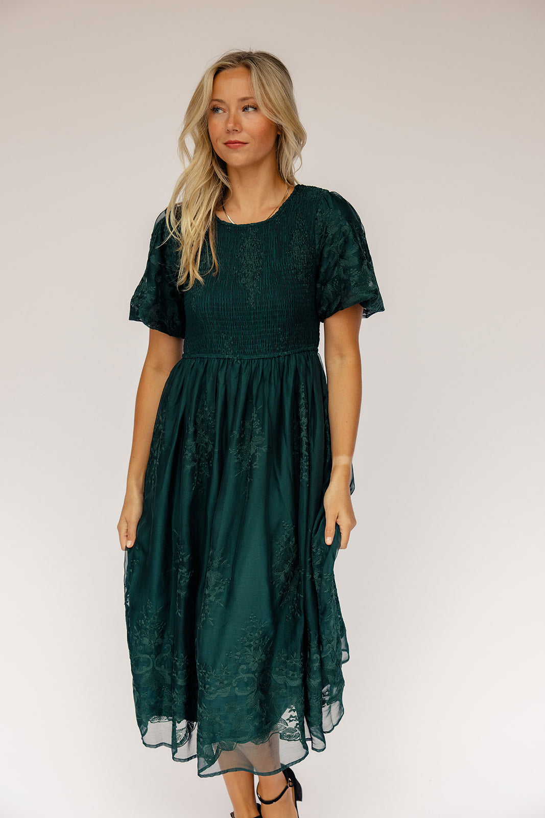 Bridgette Embroidered Dress