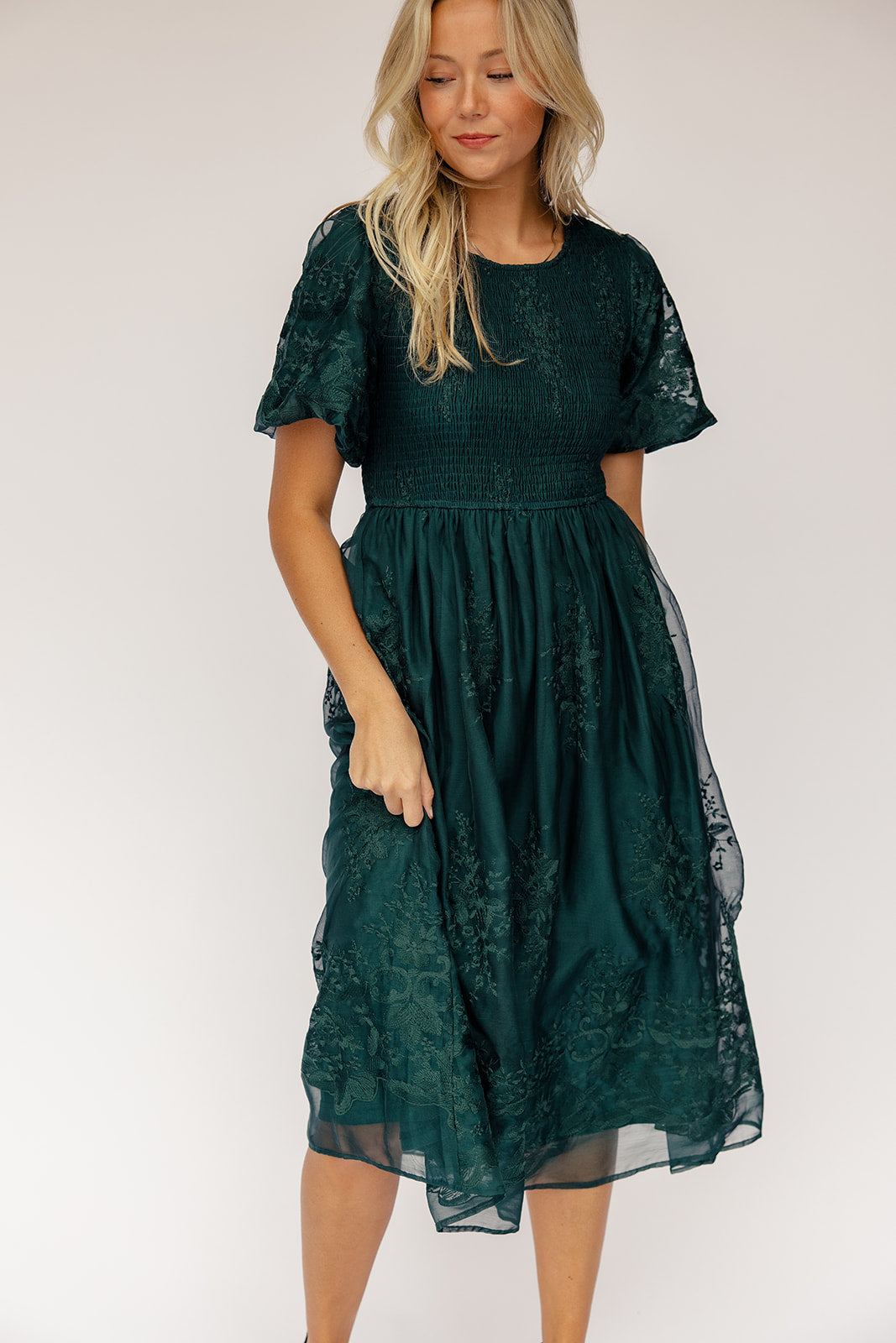 Bridgette Embroidered Dress
