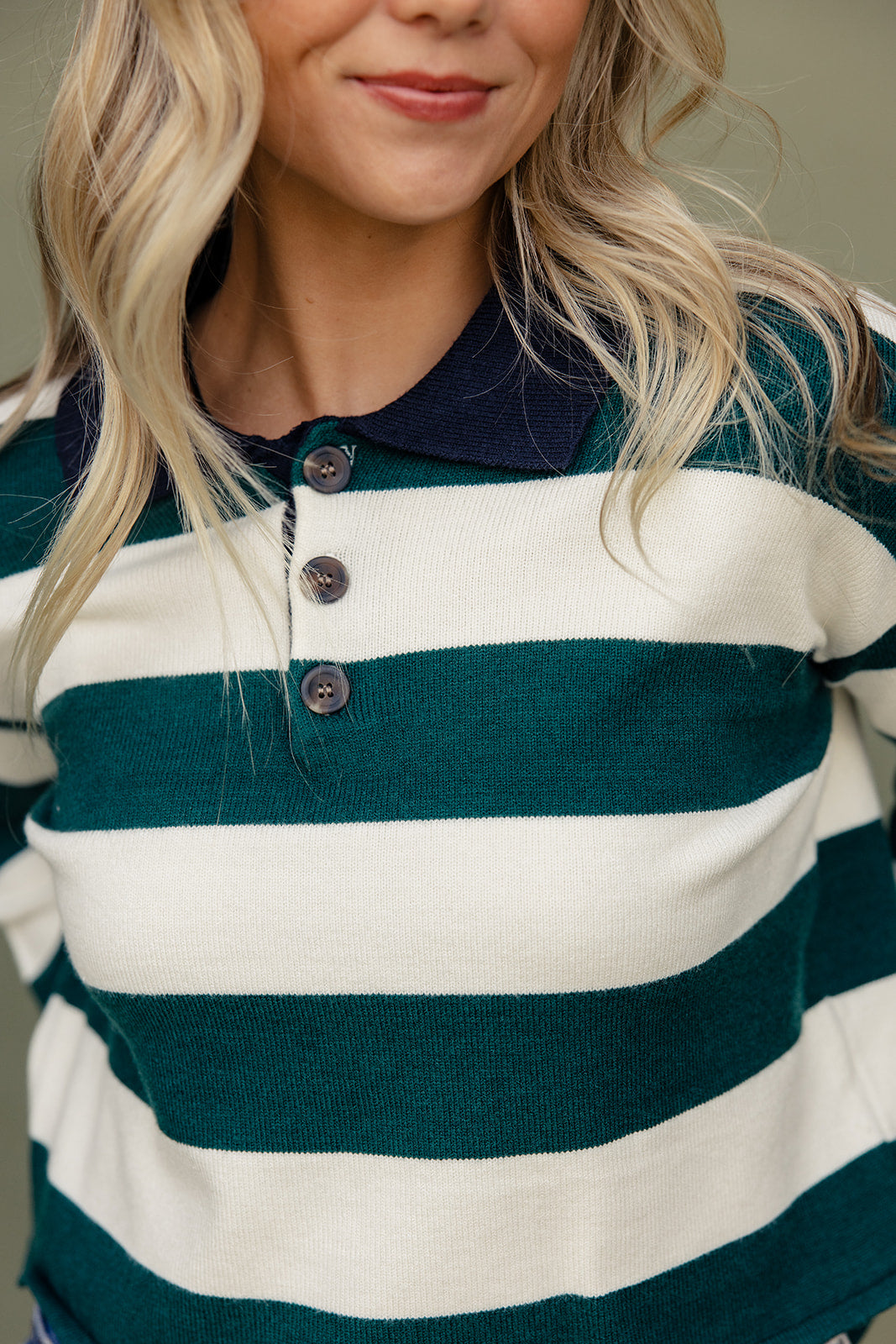 The Real Thing Collared Sweater