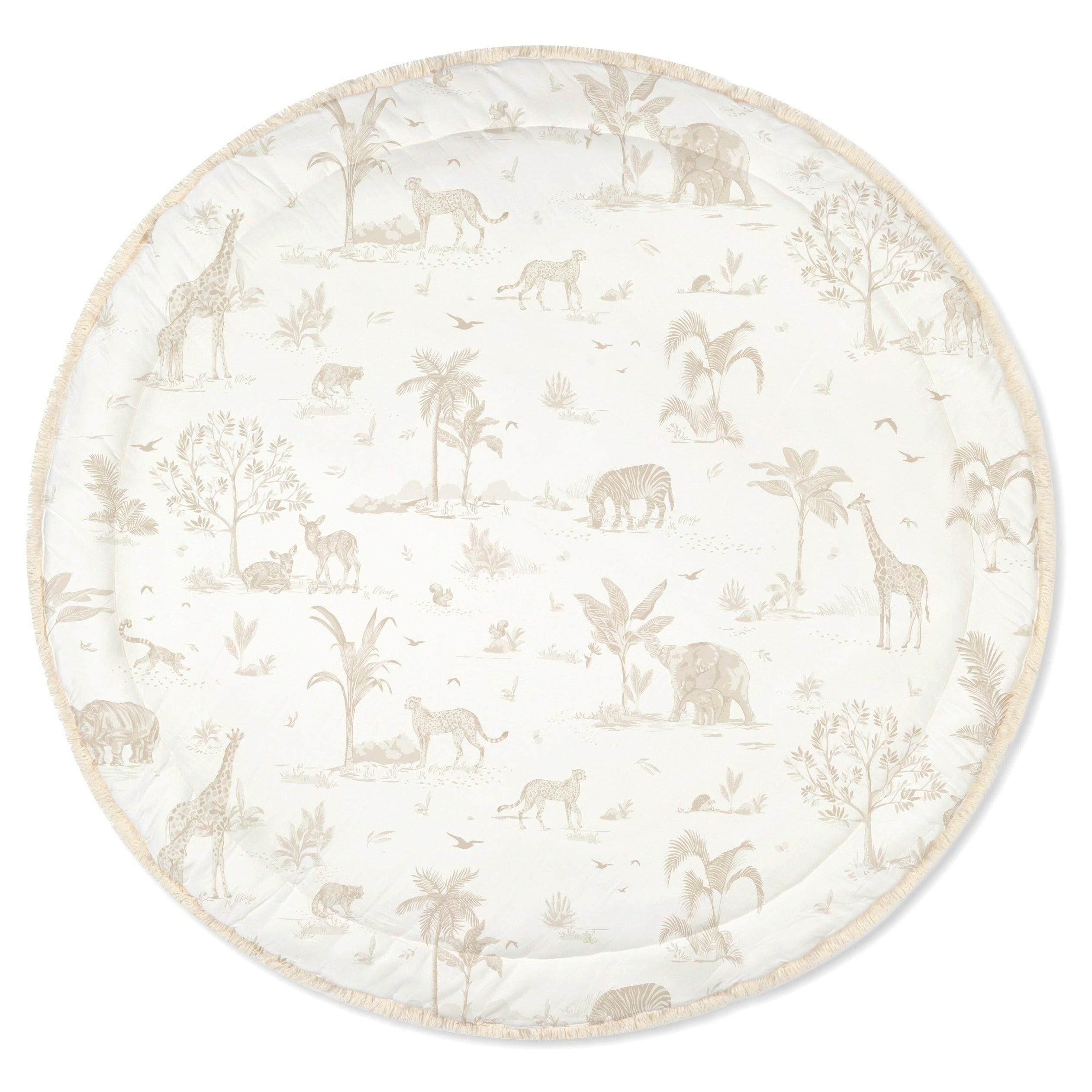 Organic Baby Play Mat - Safari and Wild Play Mat Makemake Organics