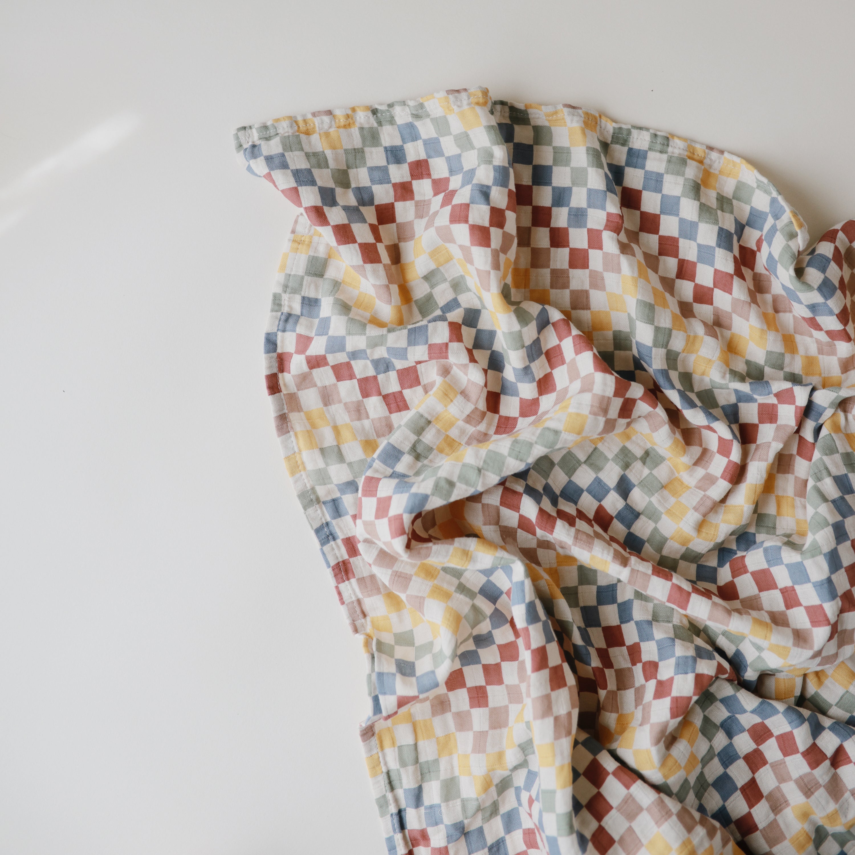 Organic Cotton Muslin Swaddle Blanket Swaddle Mushie