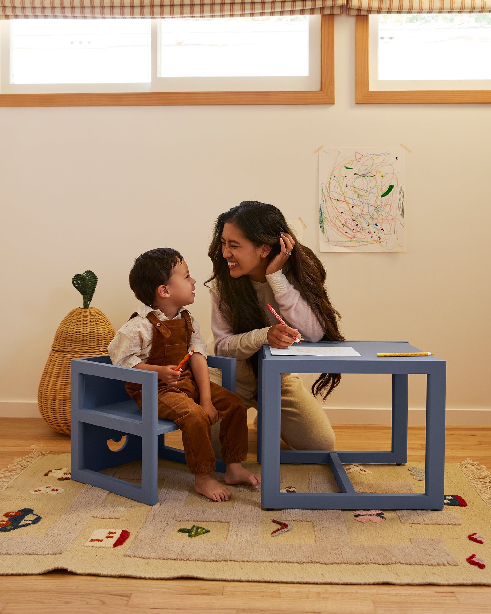 Reversible Chair and Play Table Set