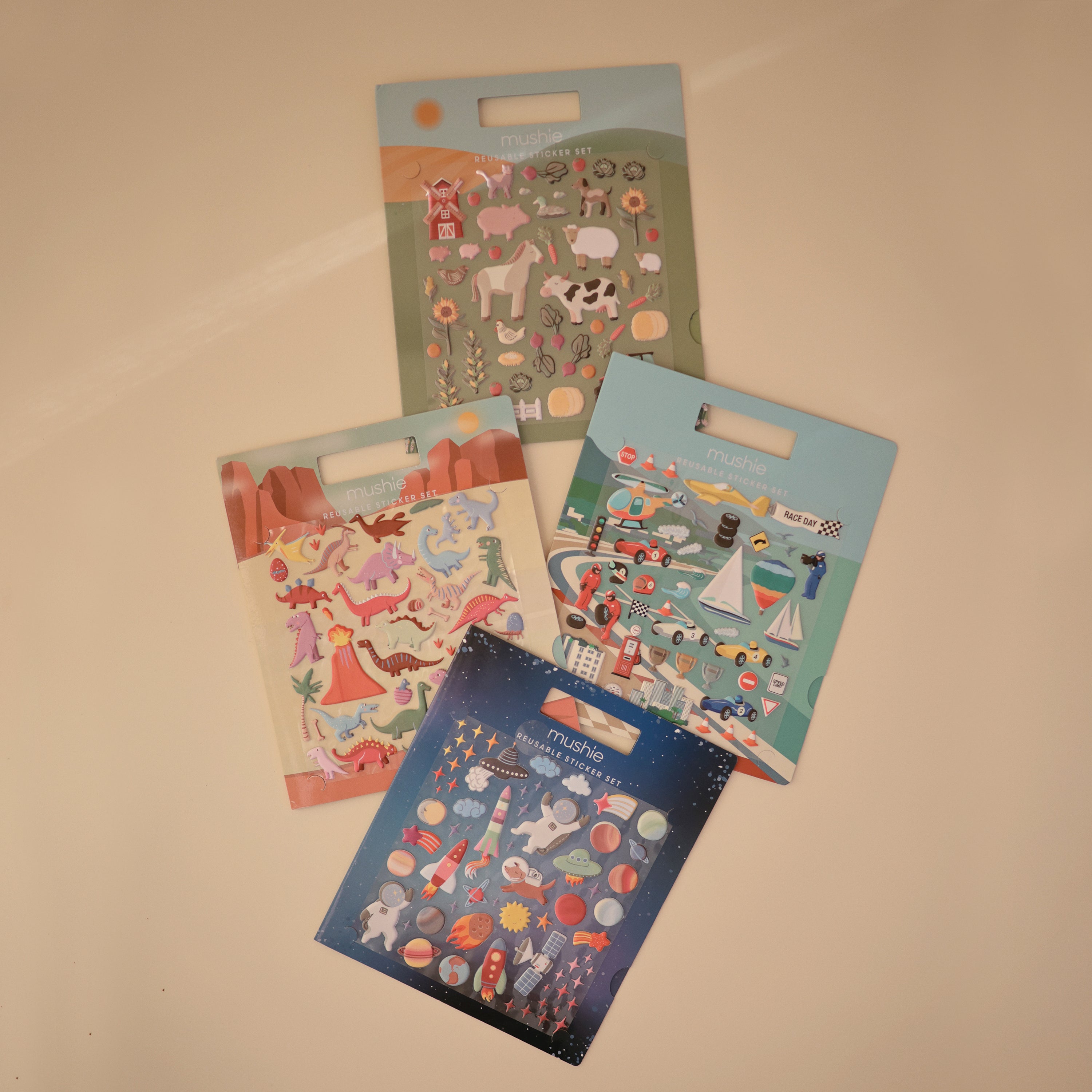 Reusable Sticker Set (Dino) Sticker Set Mushie
