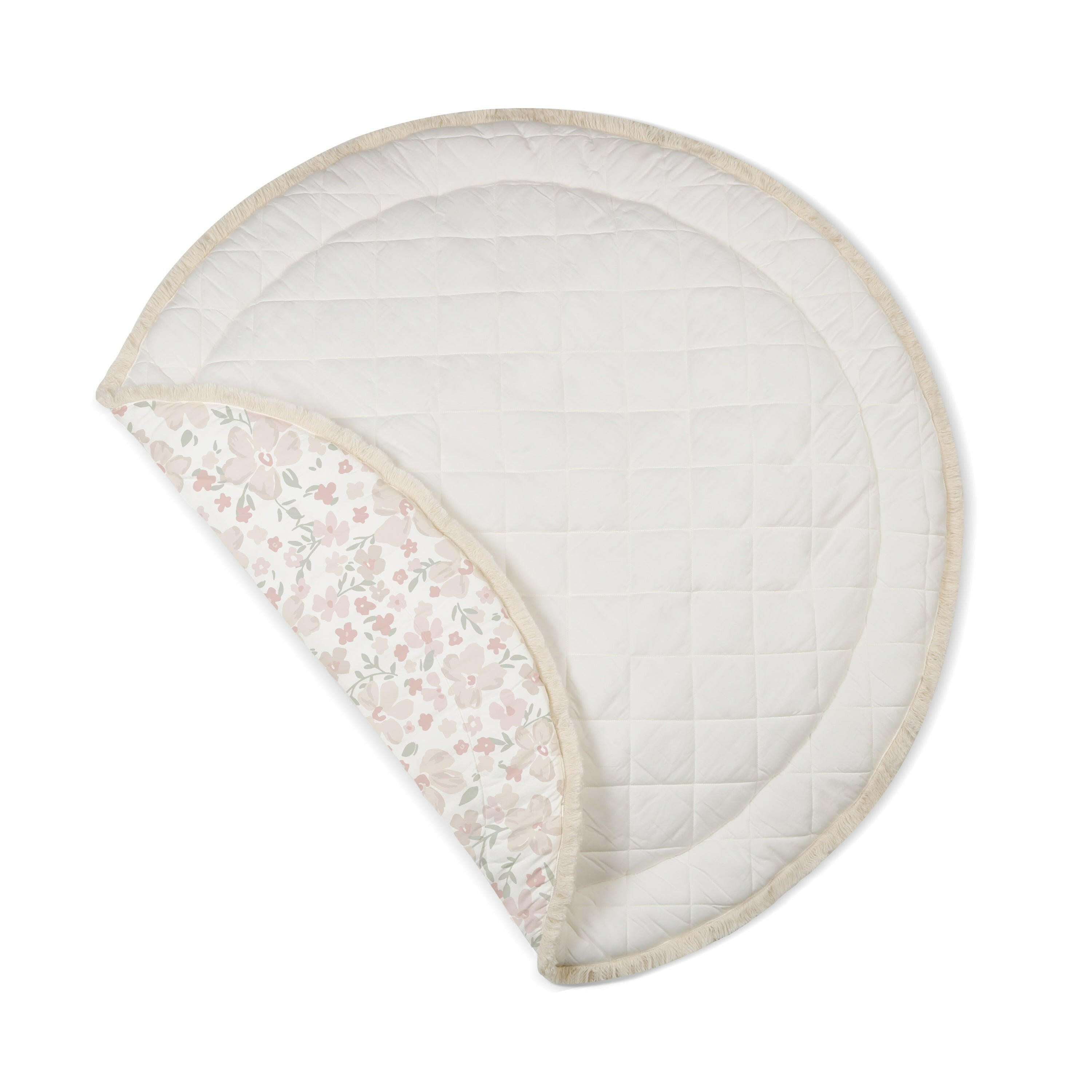 Organic Baby Play Mat - Blossom / Ivory Play Mat Makemake Organics