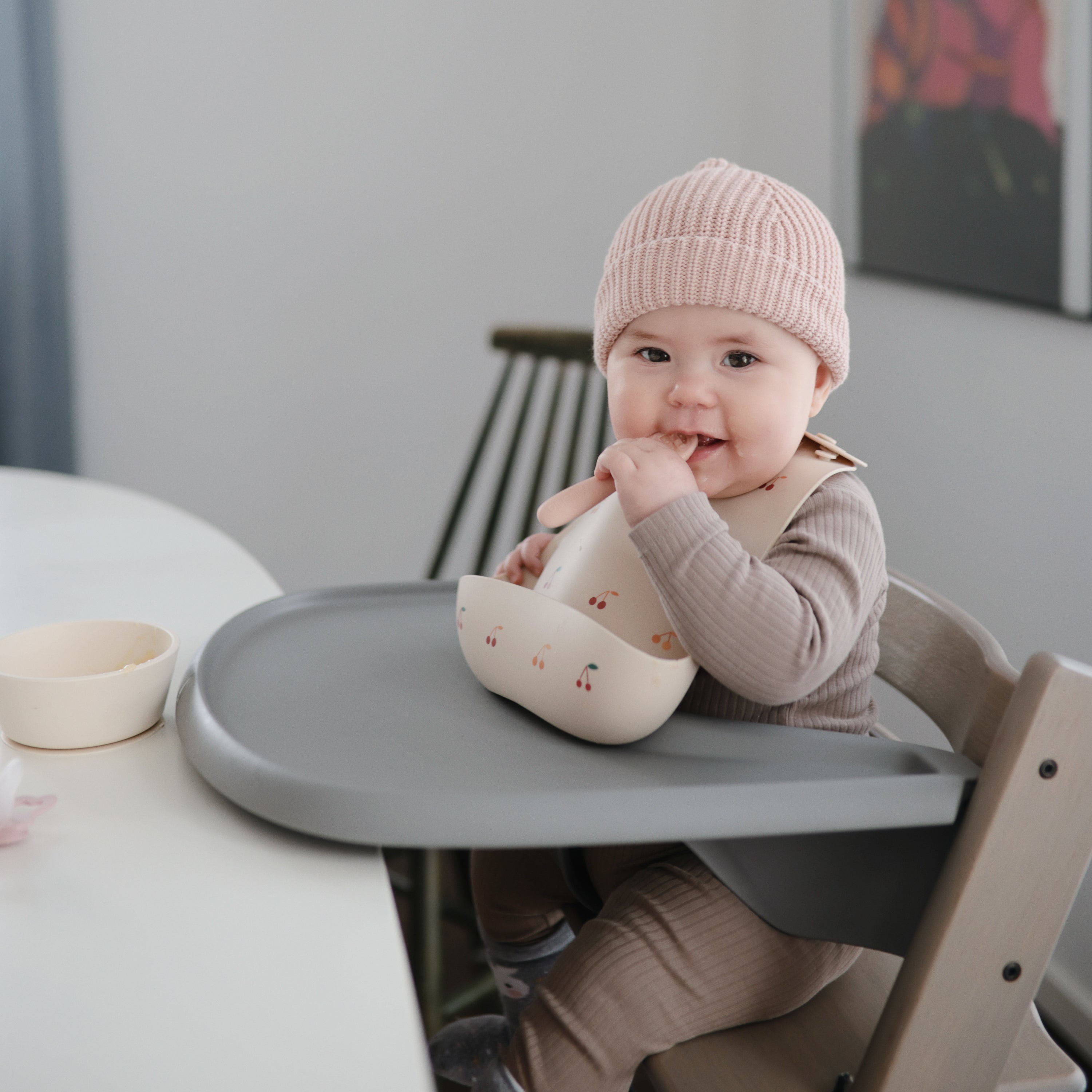 First Feeding Baby Spoons 2-Pack silicone tableware Mushie