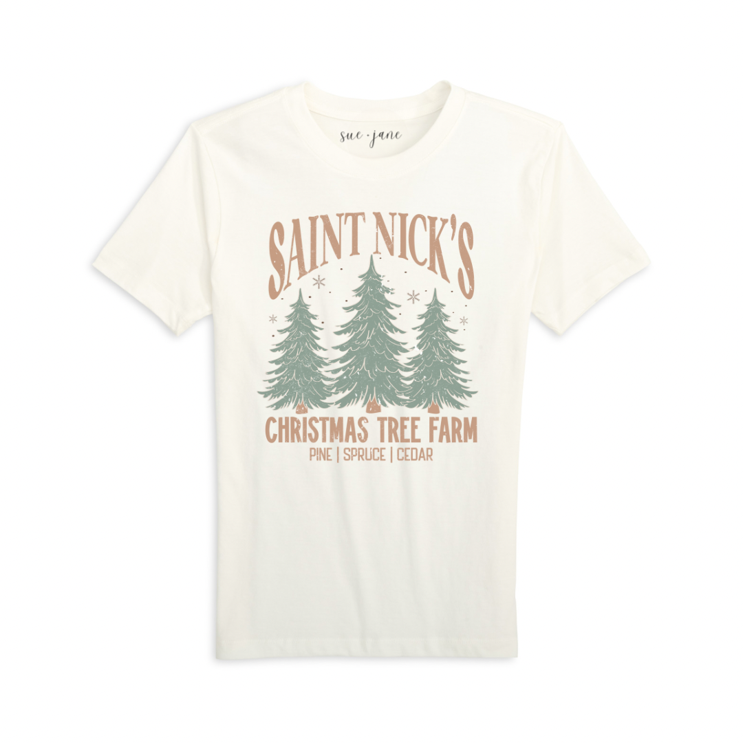Christmas Tree Farm Organic Cotton Tee