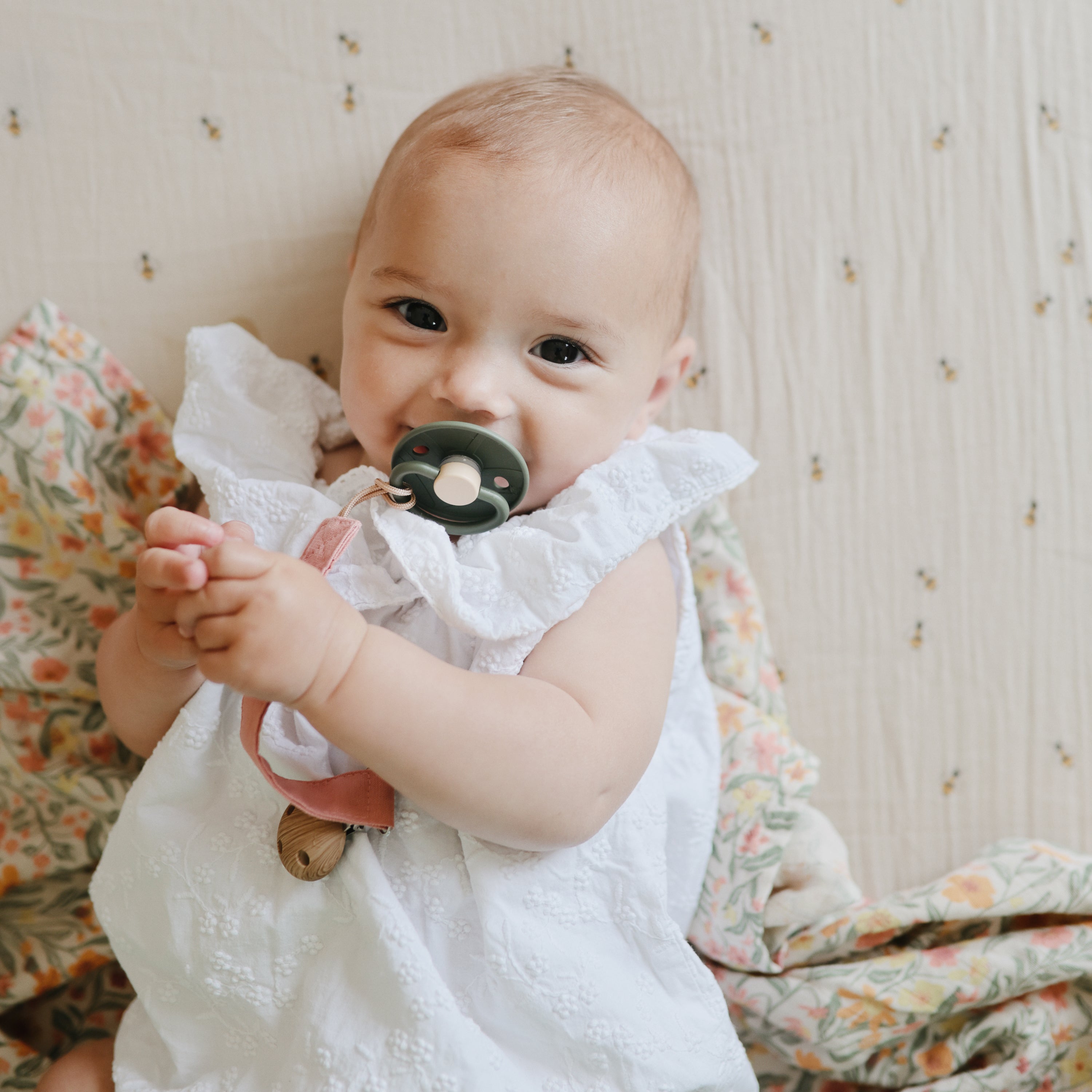 FRIGG Little Viking Silicone 2-Pack Pacifiers & Teethers Mushie