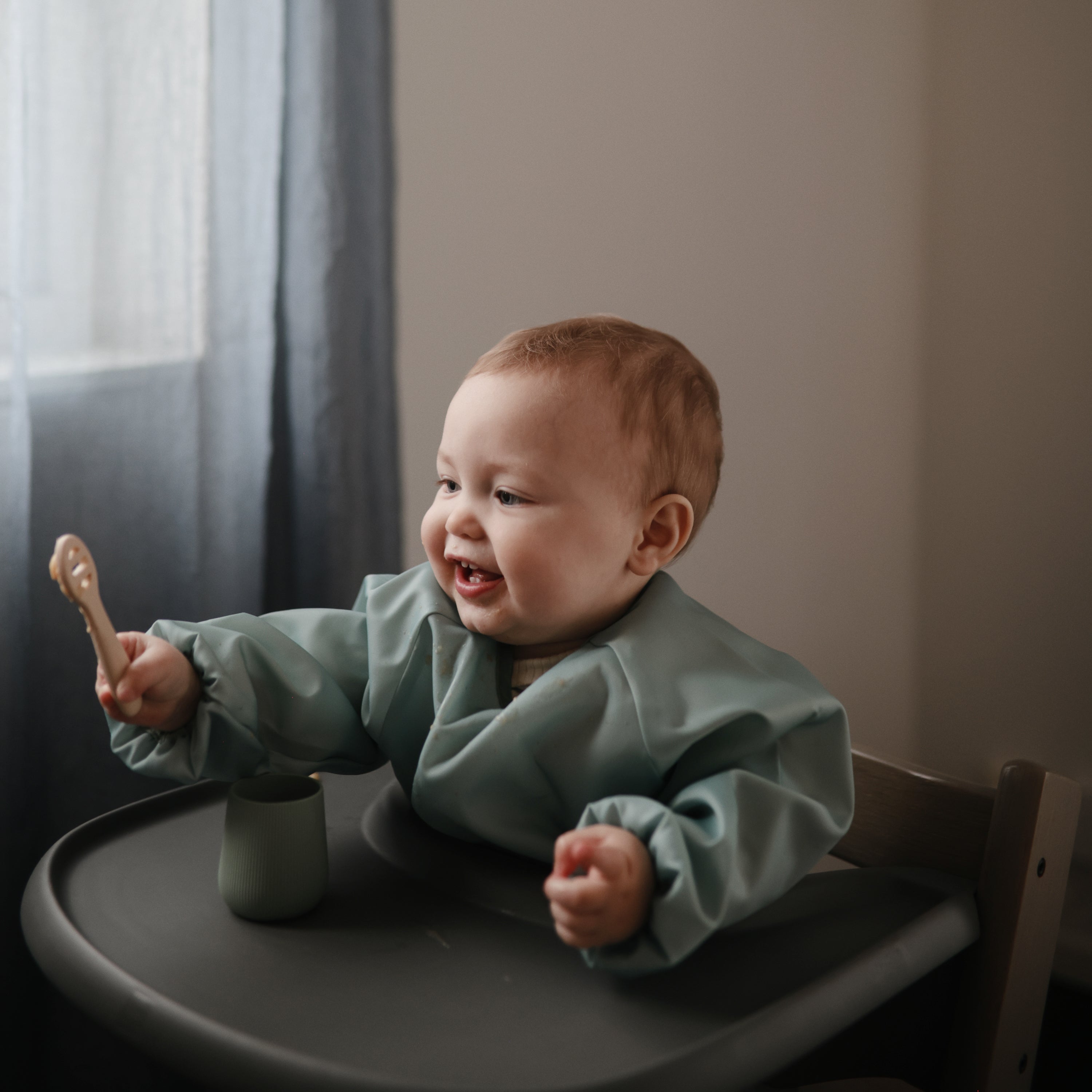 First Feeding Baby Spoons 2-Pack silicone tableware Mushie