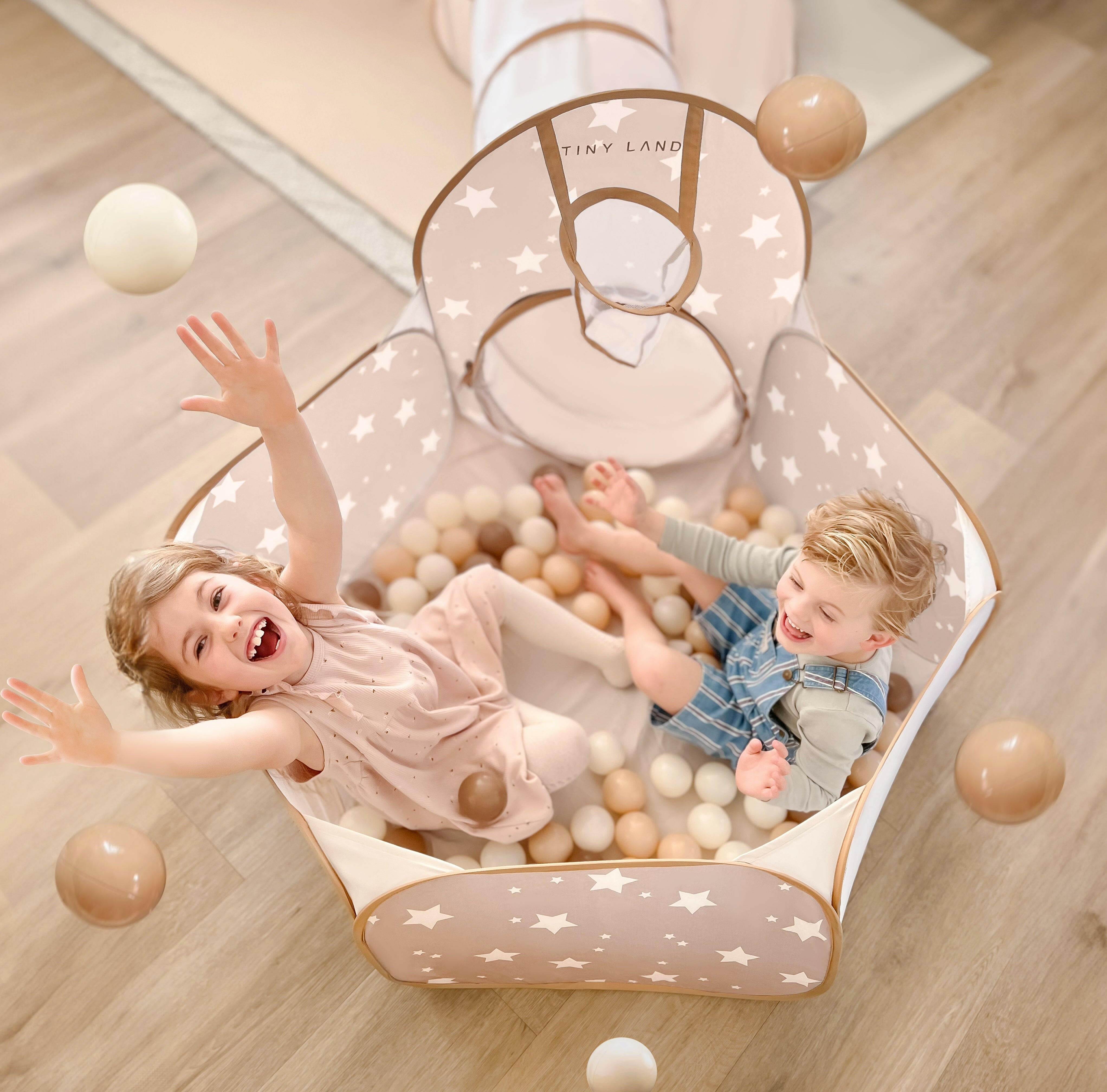 Tiny Land® Ocean Ball - 200 pcs with Varied Colors Ball Pit Accessories Tiny Land