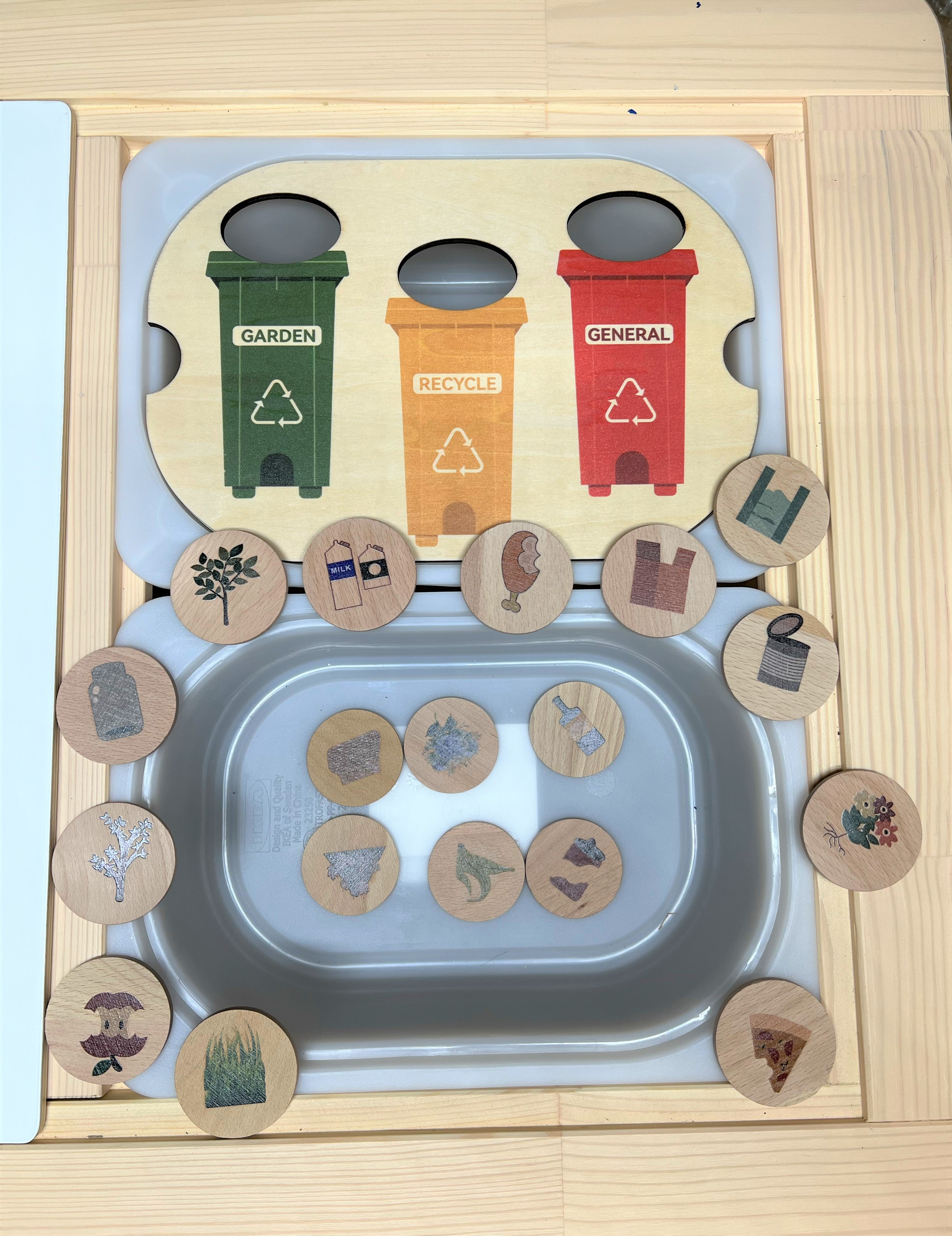 **Pre-order (Ships in 3-4 Weeks)**FLISAT Sensory Bin Insert Activity Board