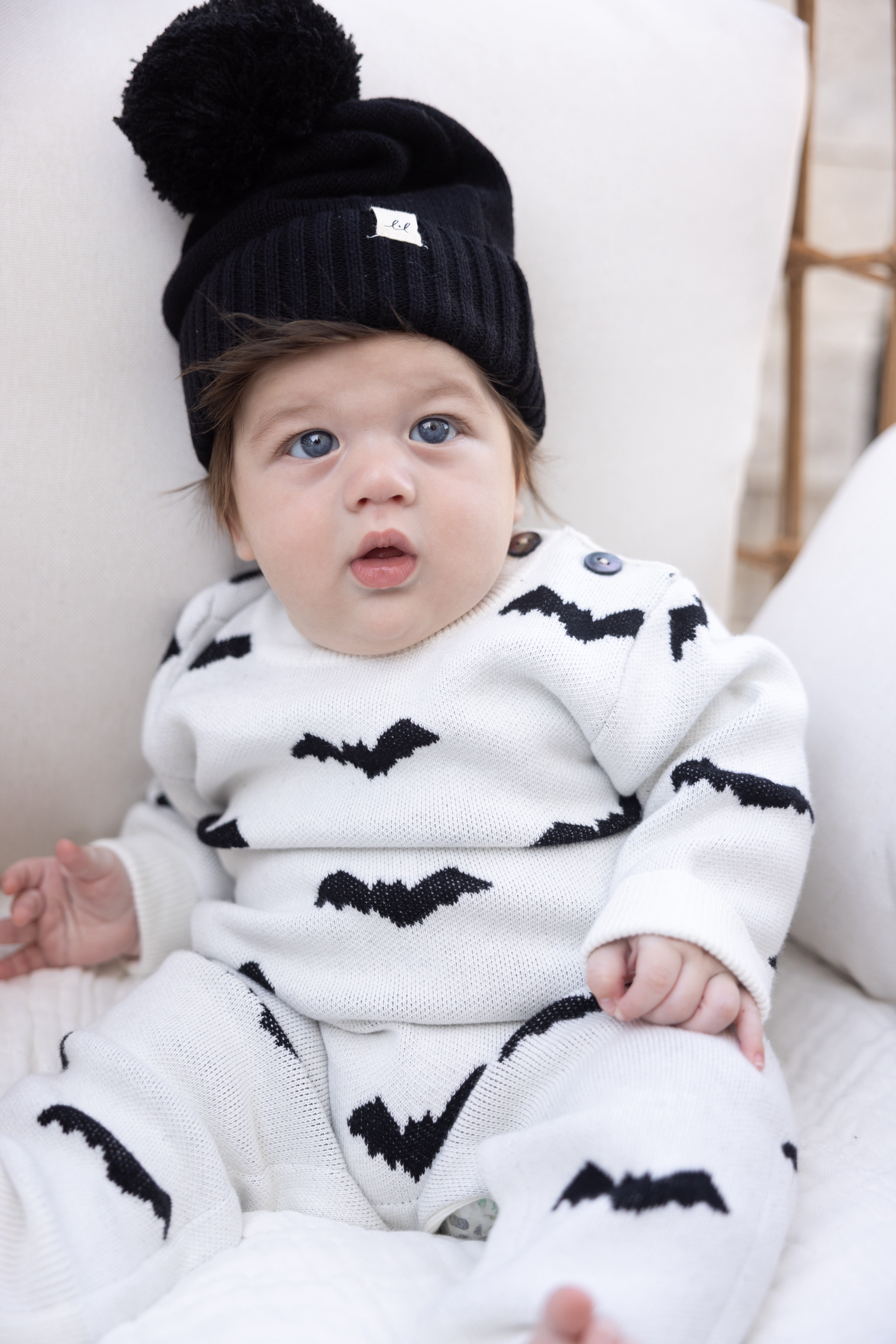 Midnight Bats Jacquard Jumpsuit