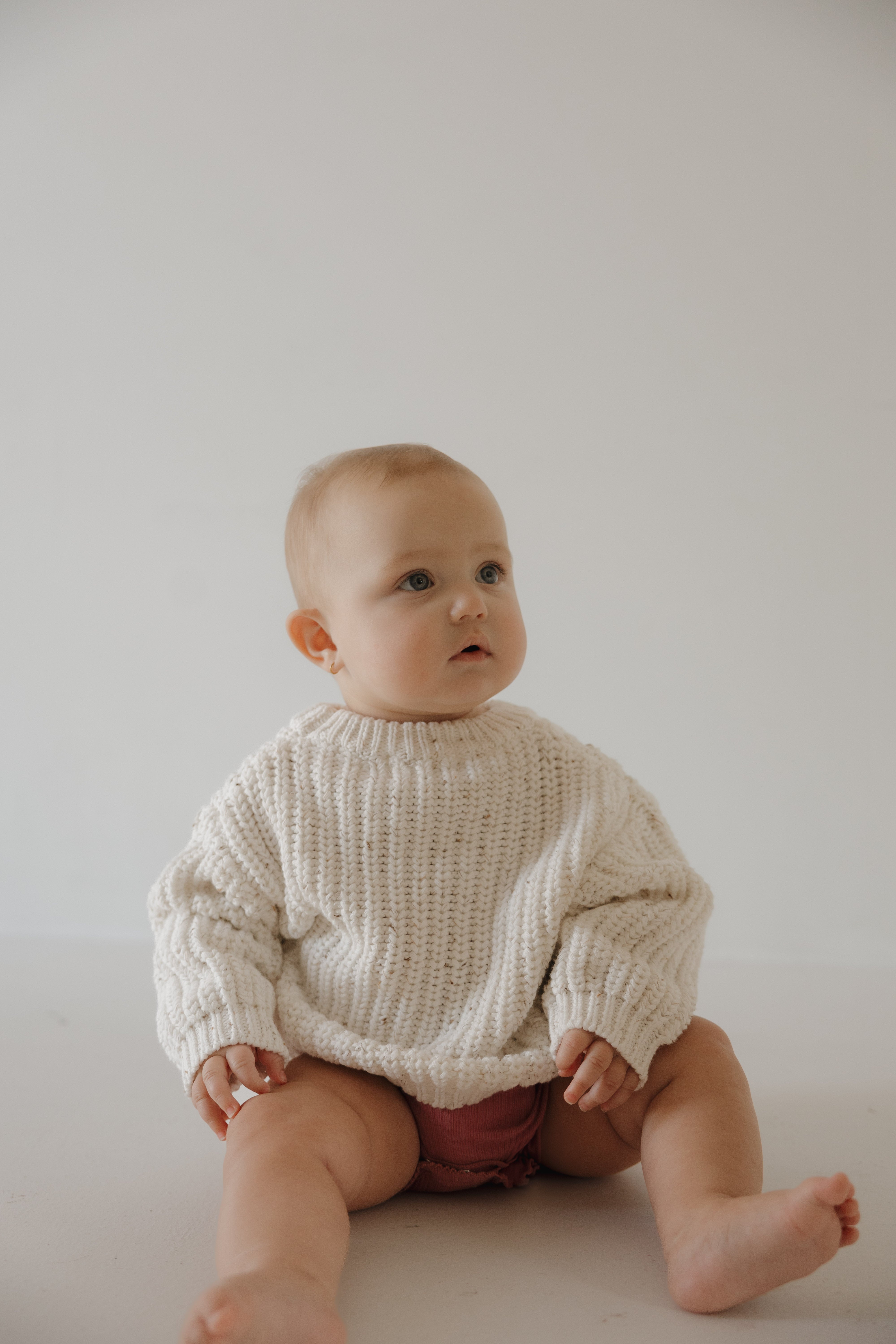 Child Knit Sweater | Cloud Confetti