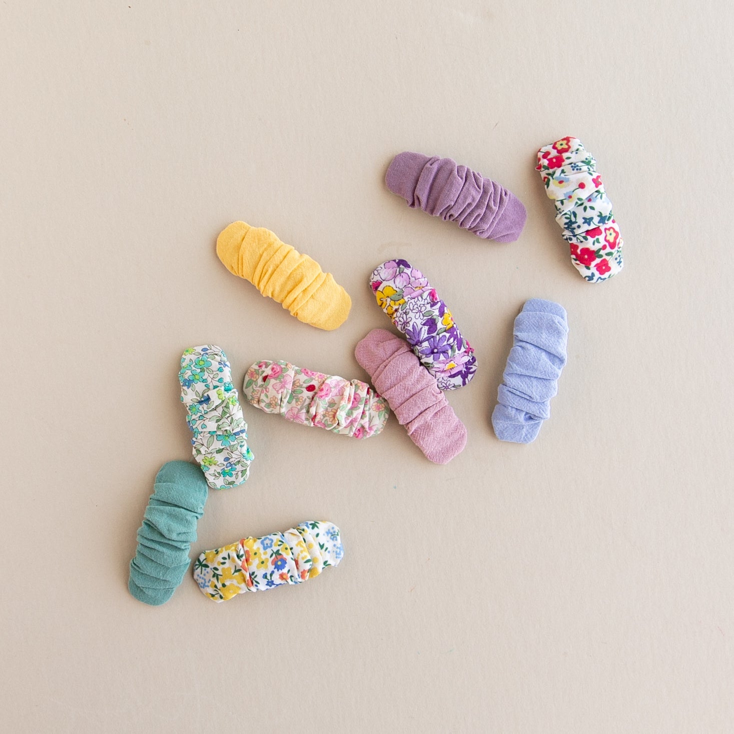 Lemon | Ruffle Snap Clip Set