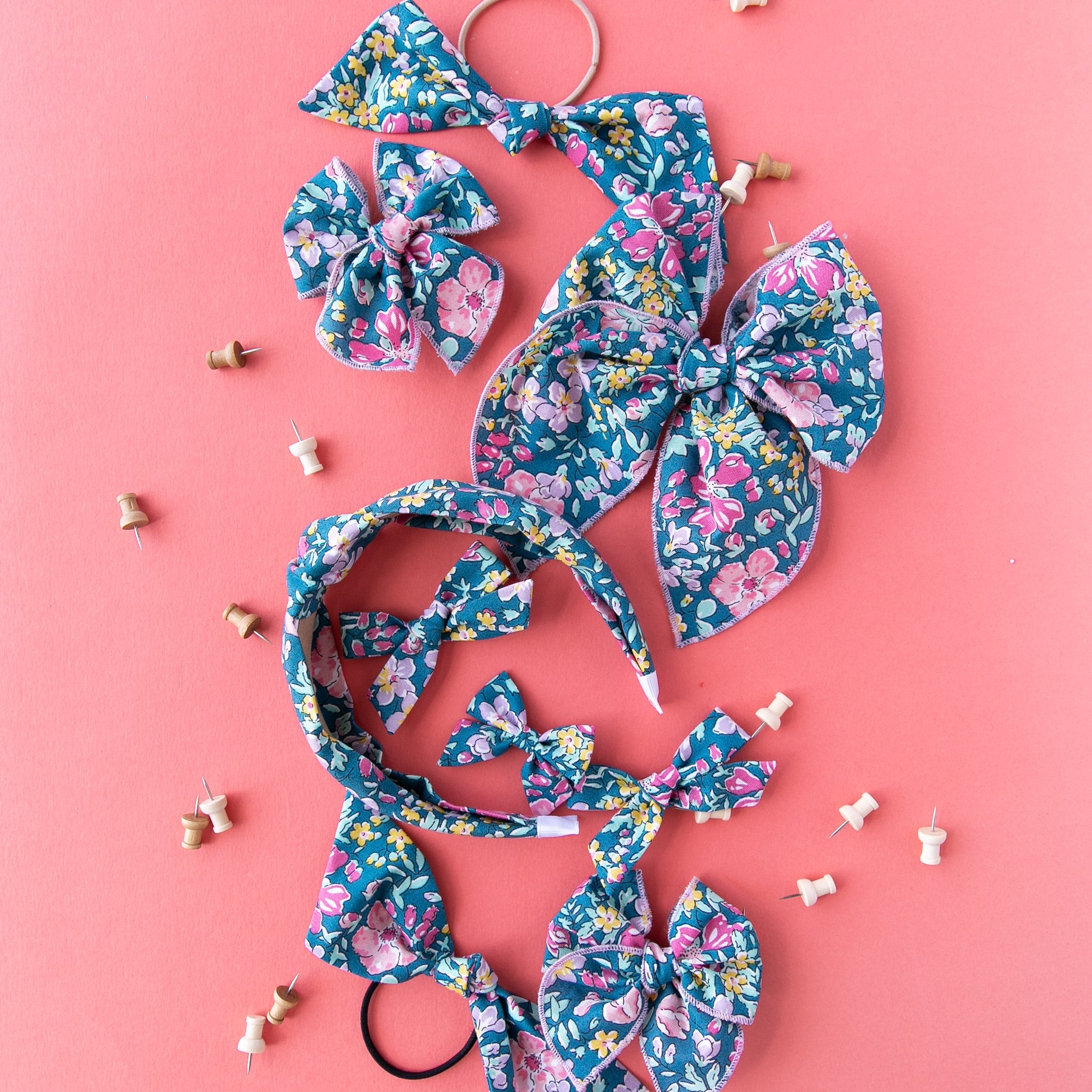 Greenhouse | Pigtail Set - Hand-tied Bow