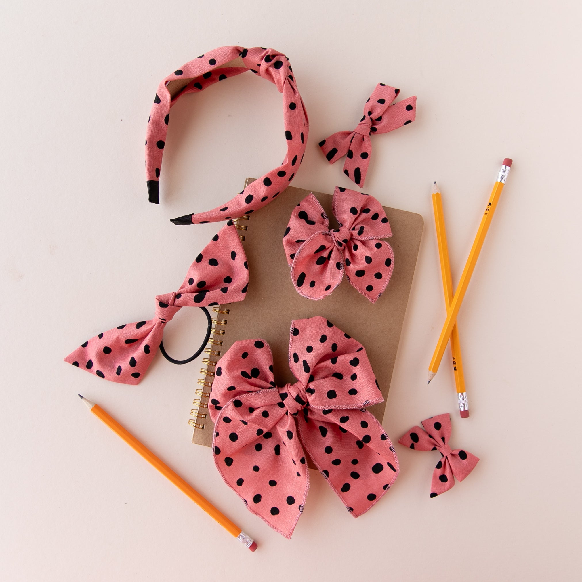 Spotted | Pigtail Set - Petite Party Bow