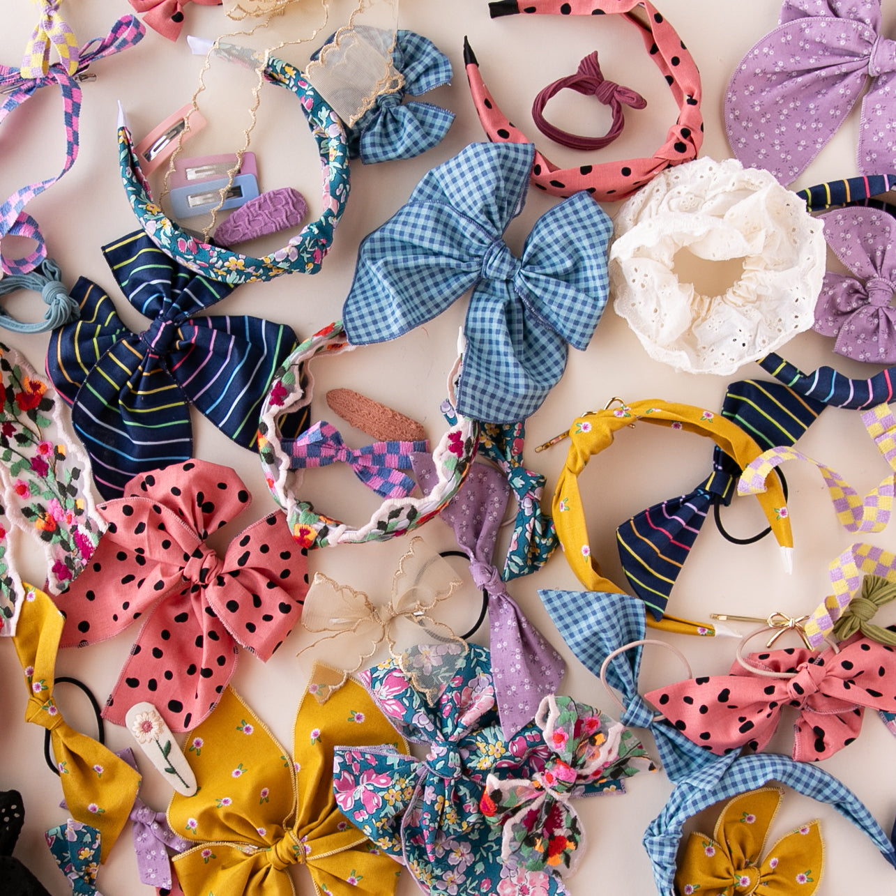 Greenhouse | Pigtail Set - Hand-tied Bow