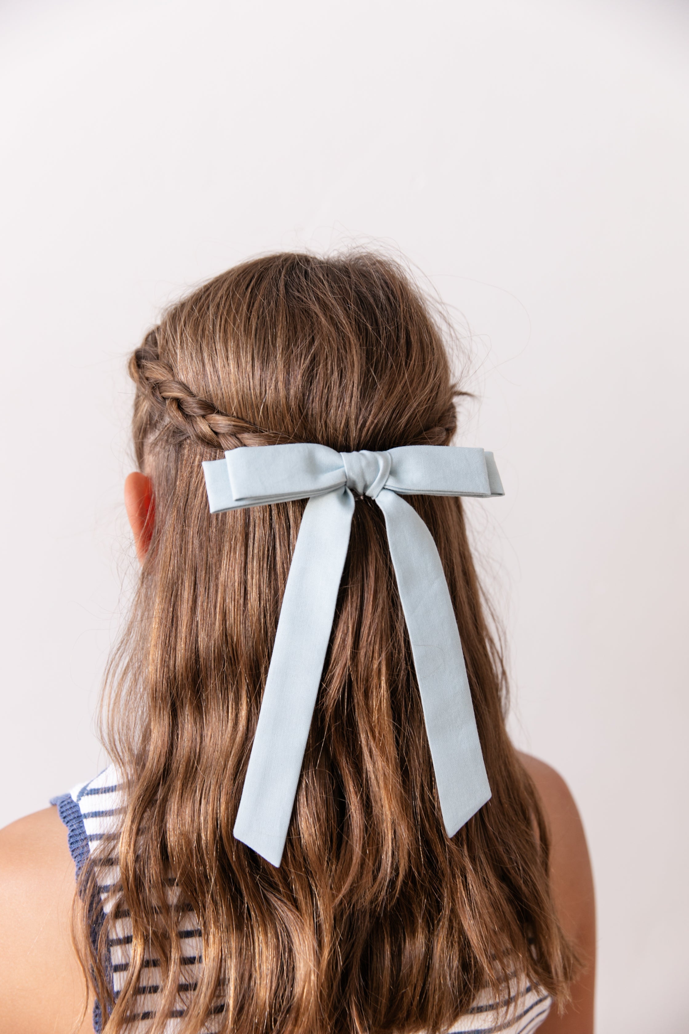 Faded Denim | Schoolgirl Bow