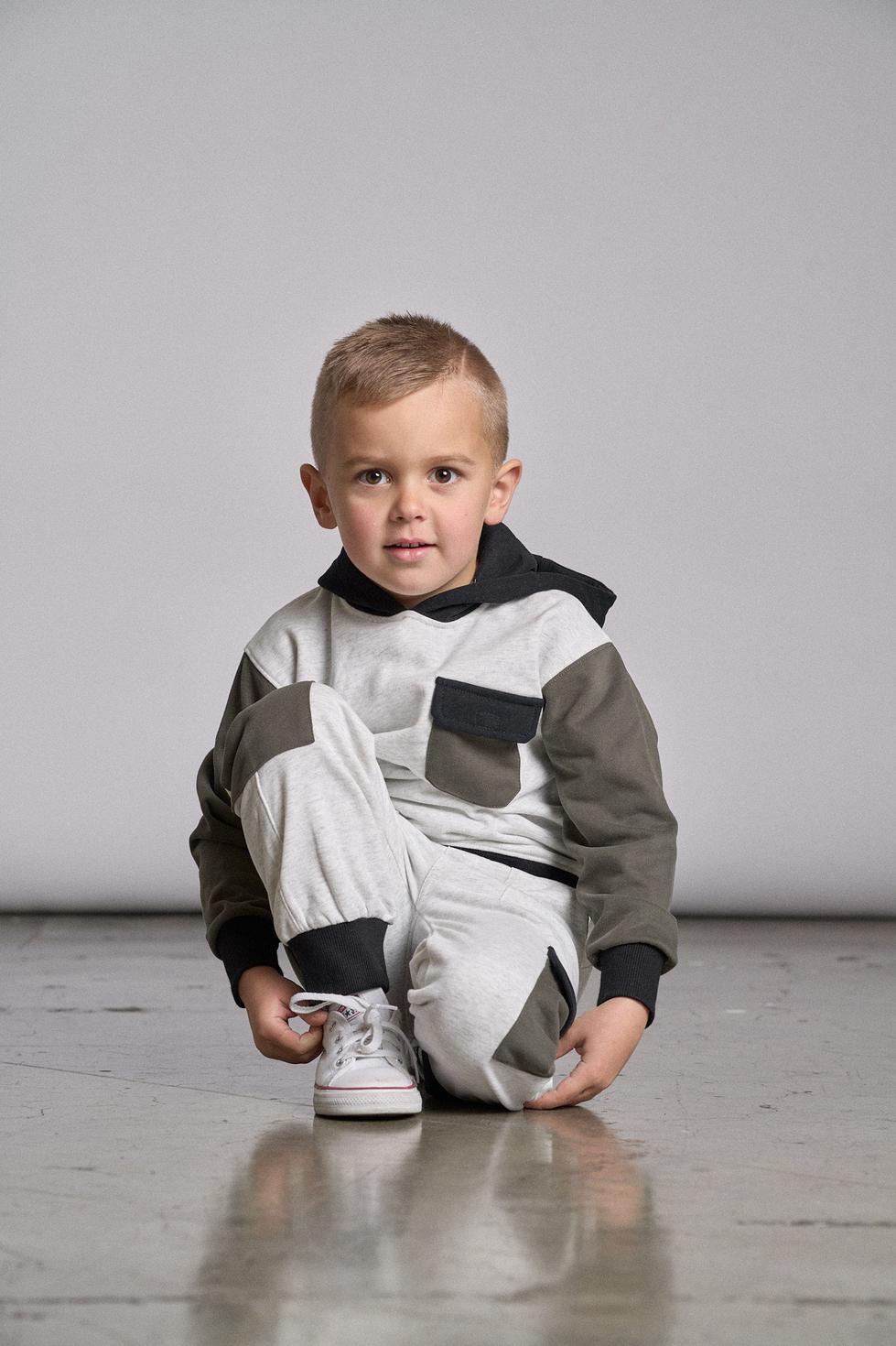 Baby Color Block Hoodie