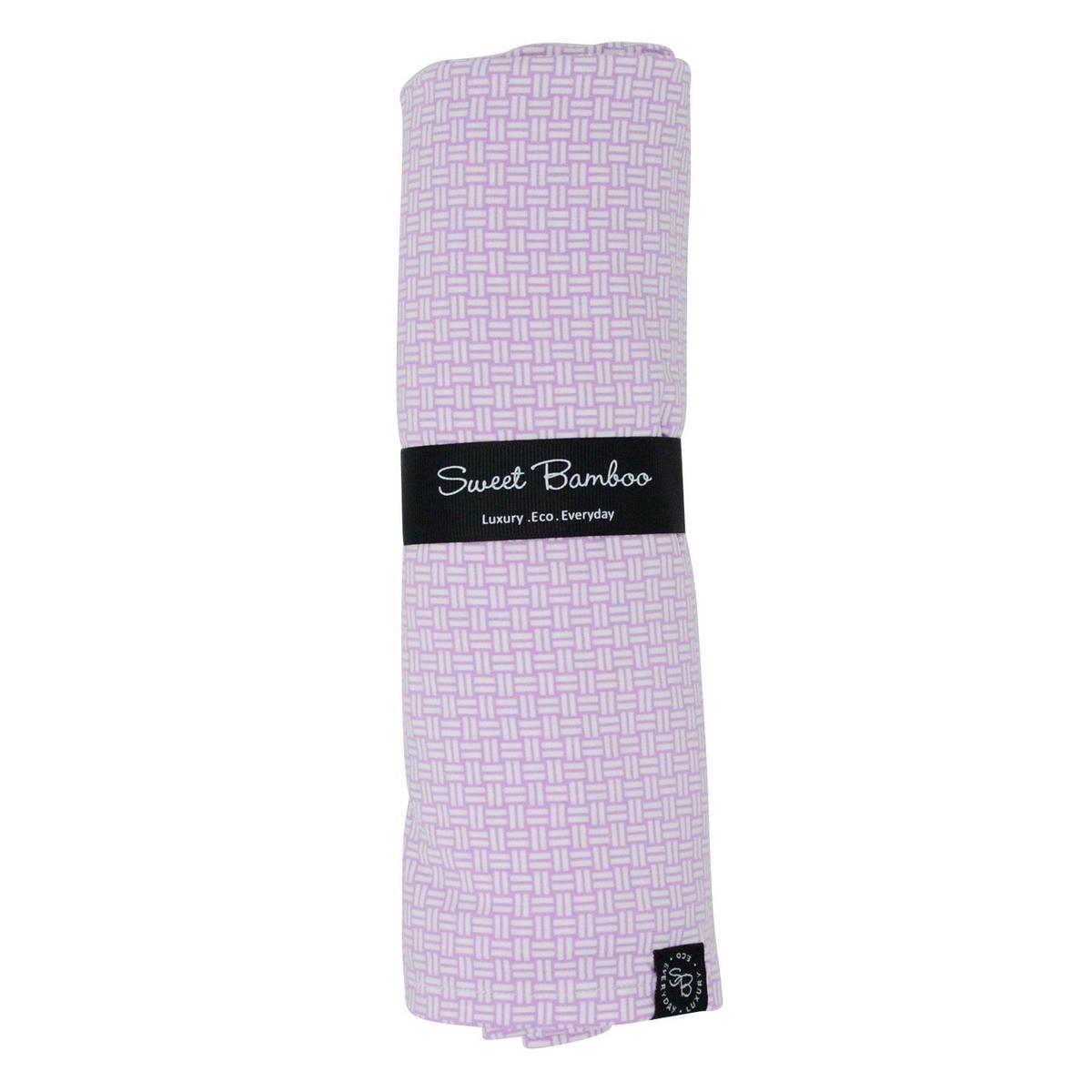 Swaddle - Purple Basketweave