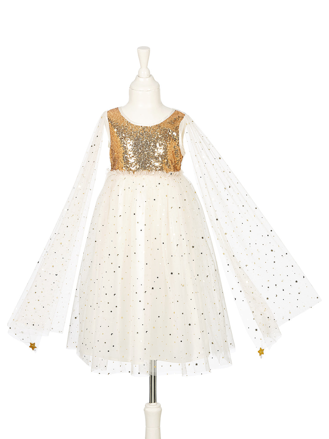 Dorianne Gold Fairy Dress for Kids - Carnival & Festive Use sz 5-7 yrs