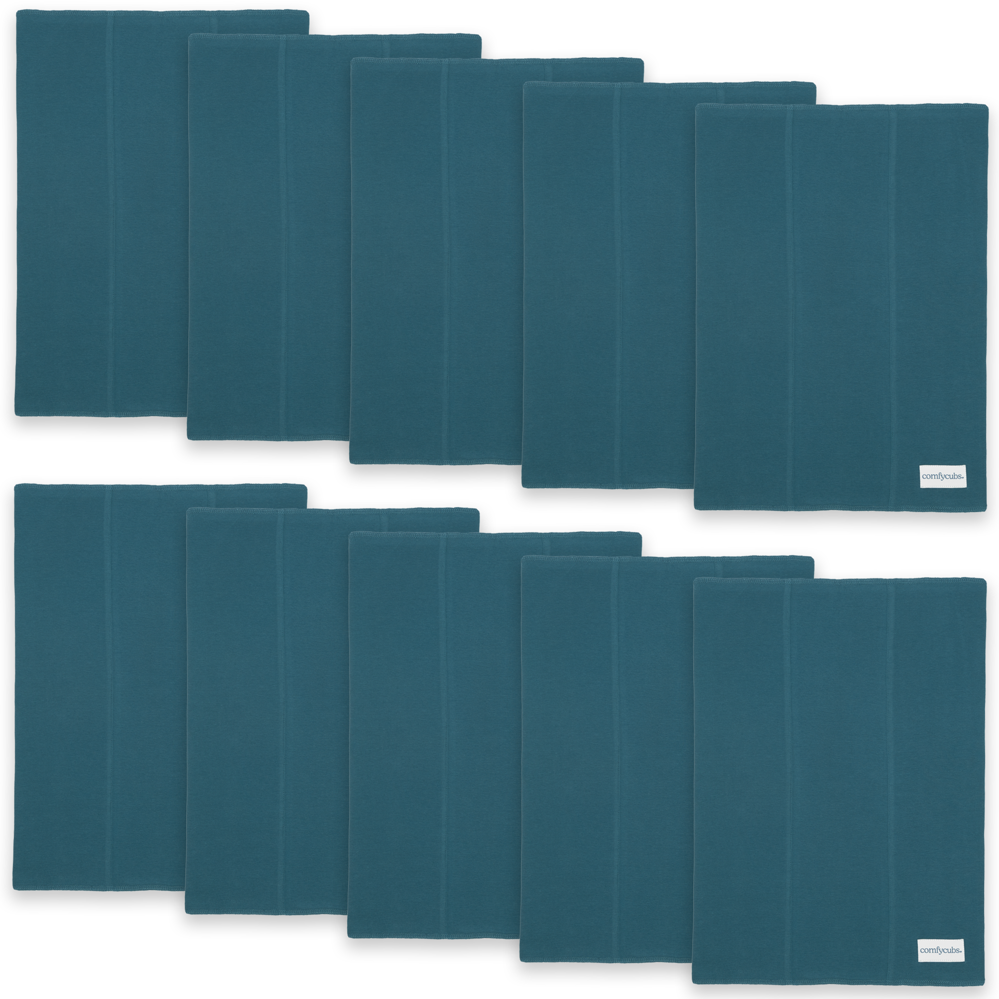 Cotton Burp Cloths in Neptune