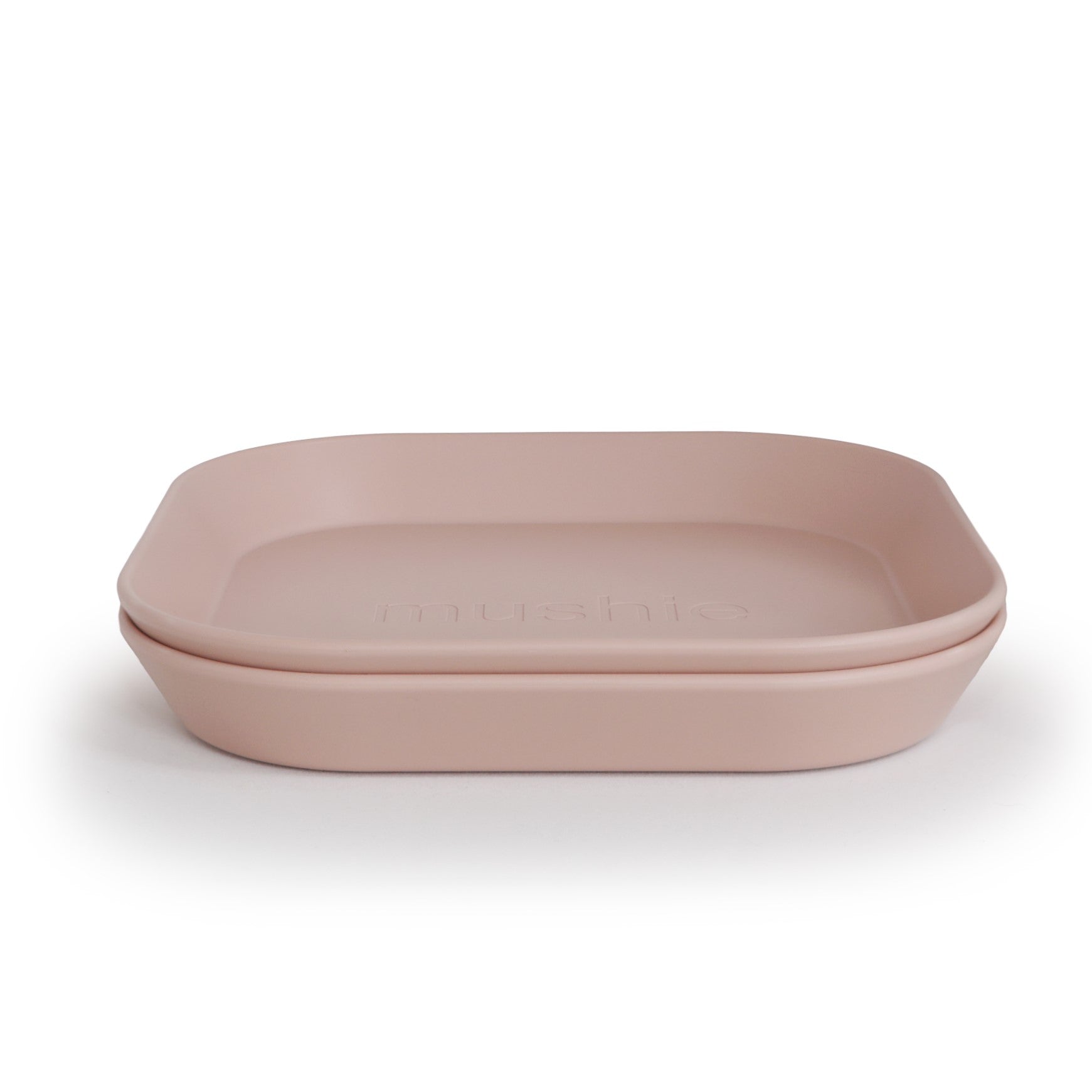 Square Dinnerware Plates, Set of 2 Dinnerware Mushie