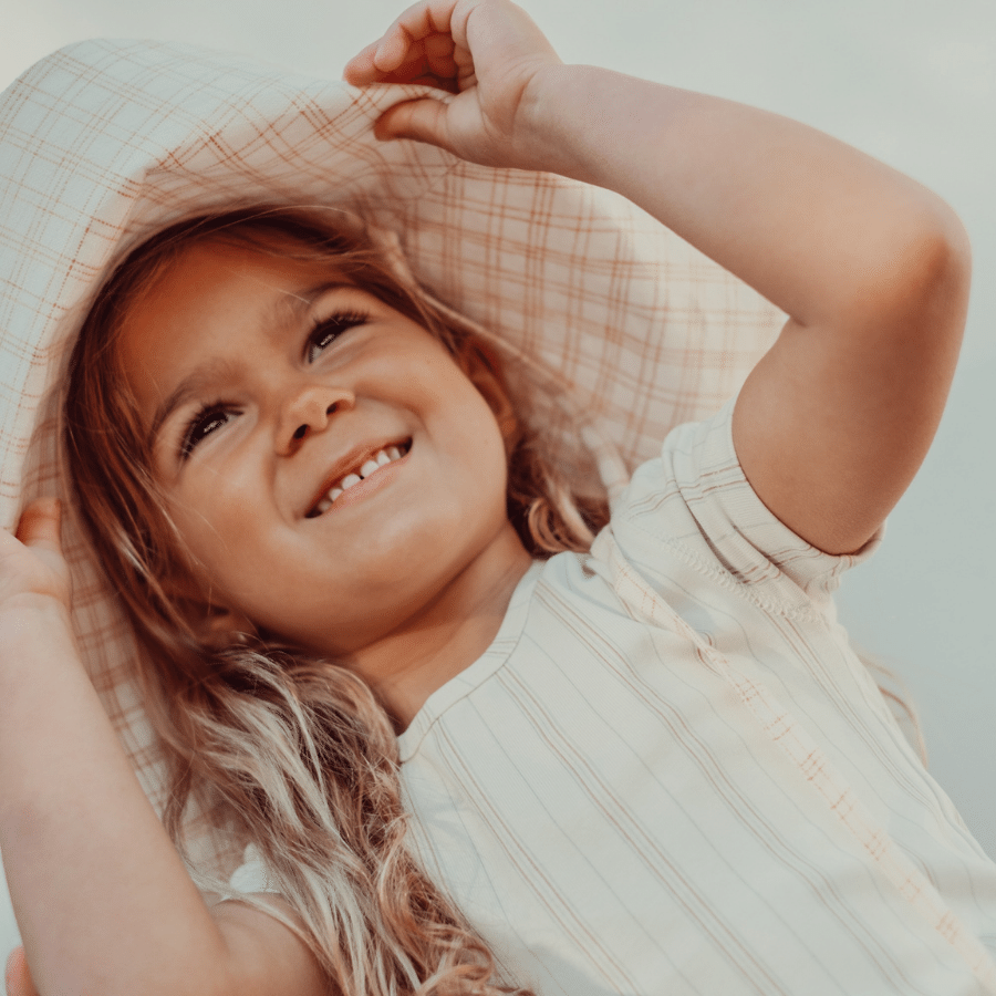 The Denim Short - Mist Stripe