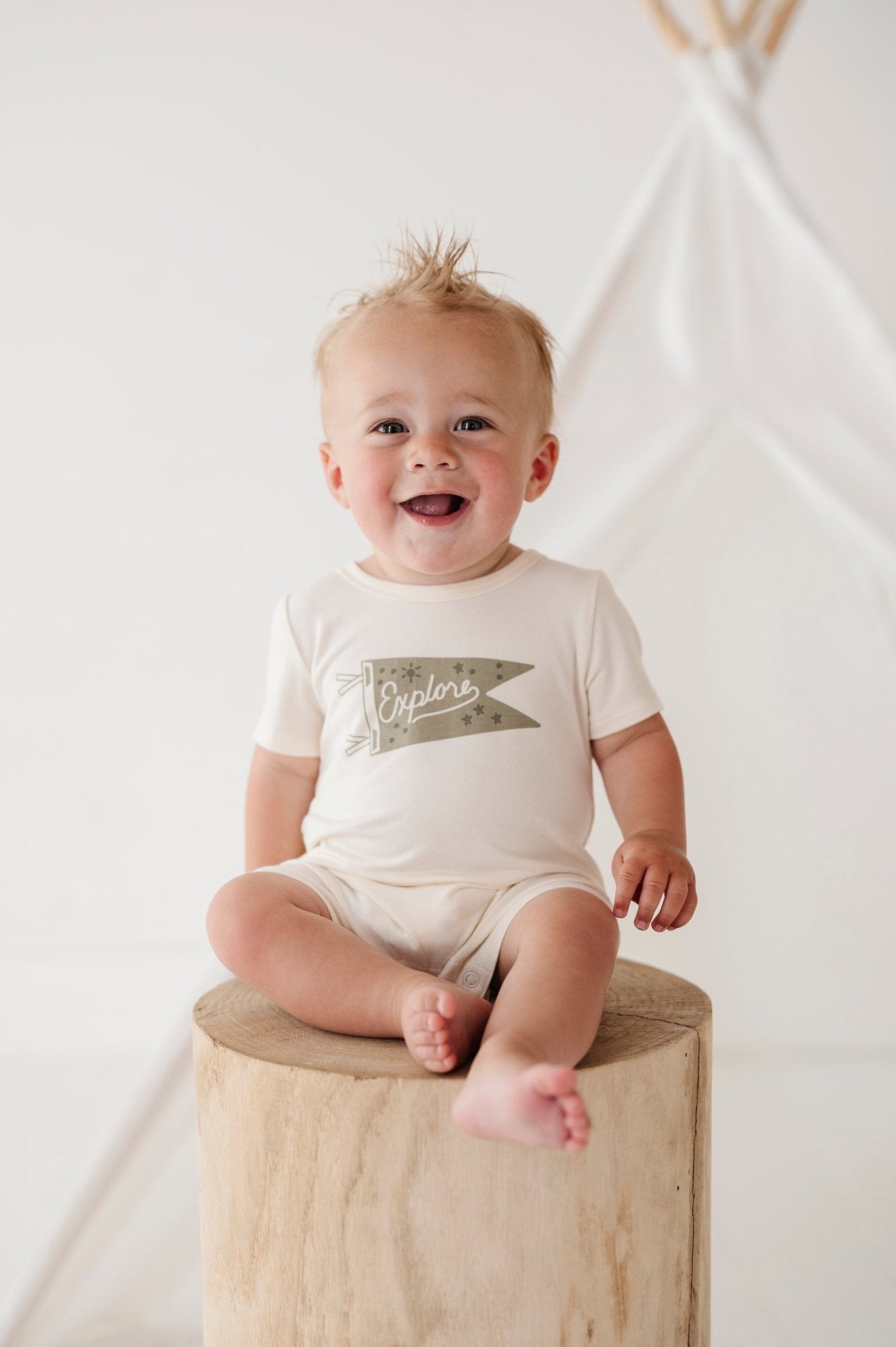 Baby Boy Tee Romper