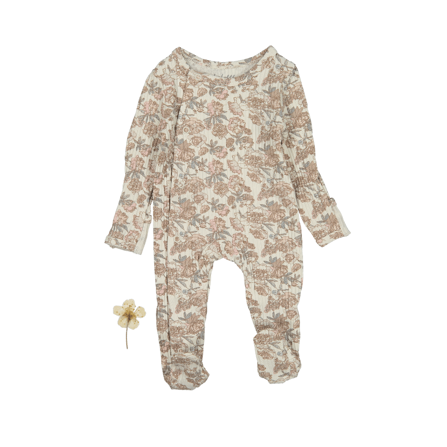 The Printed Snap Romper - Delilah Front Snap Romper Lovely Littles