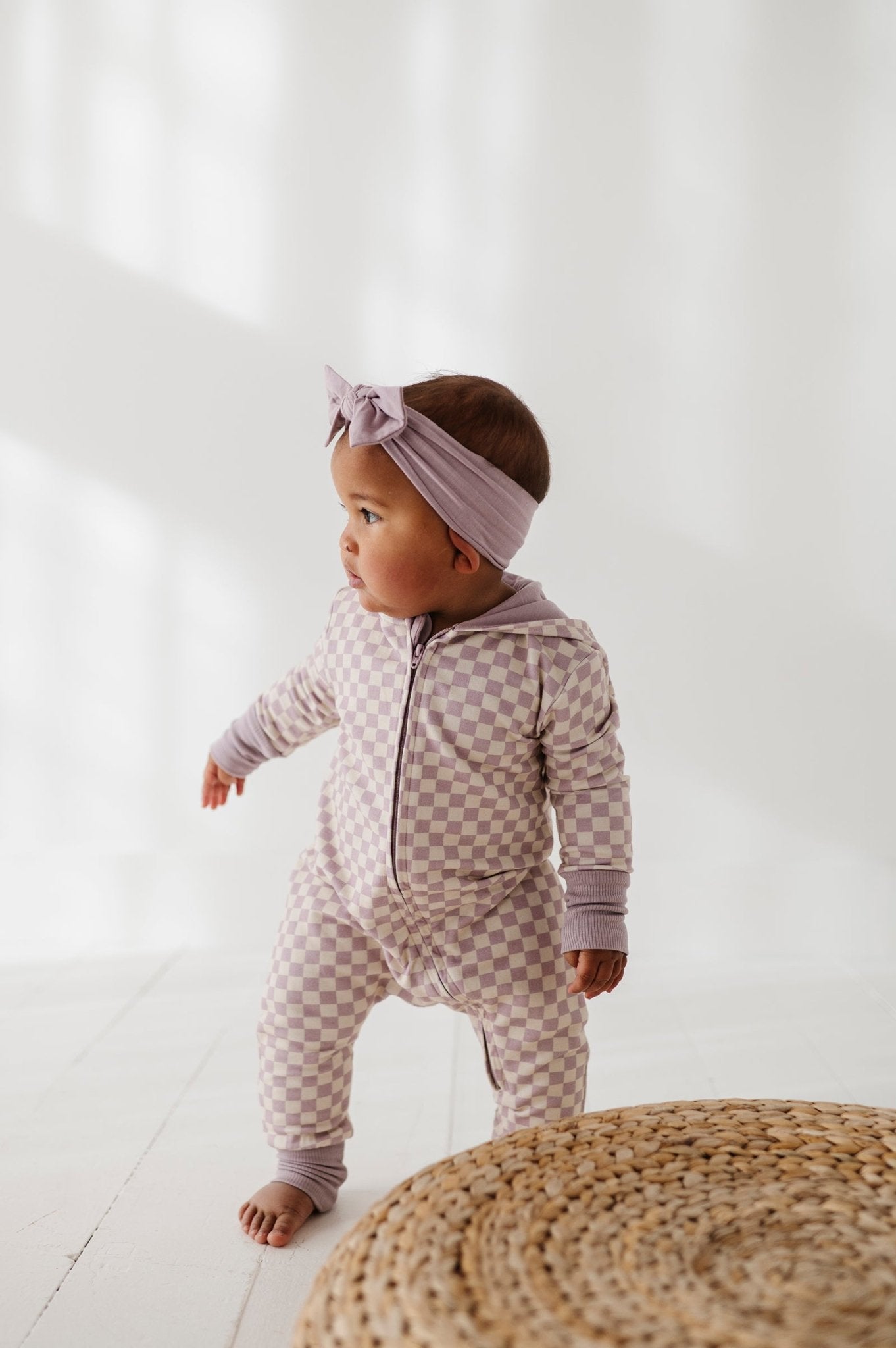 Baby Girl Terry Zip Romper