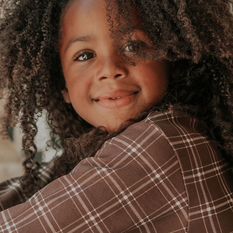 The Printed Sweatshirt - Rustic Check