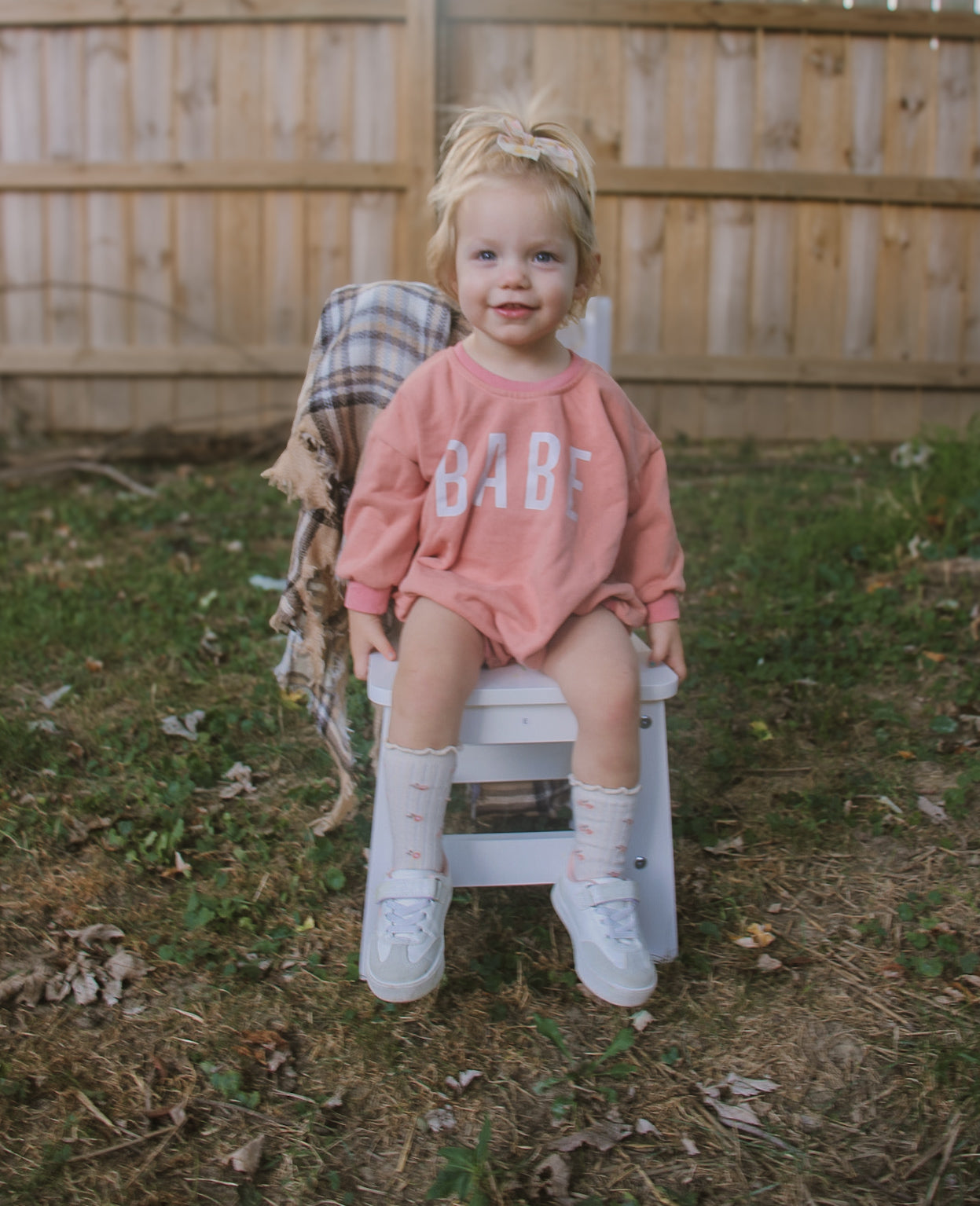 BABE Sweatshirt Romper *12-18m left