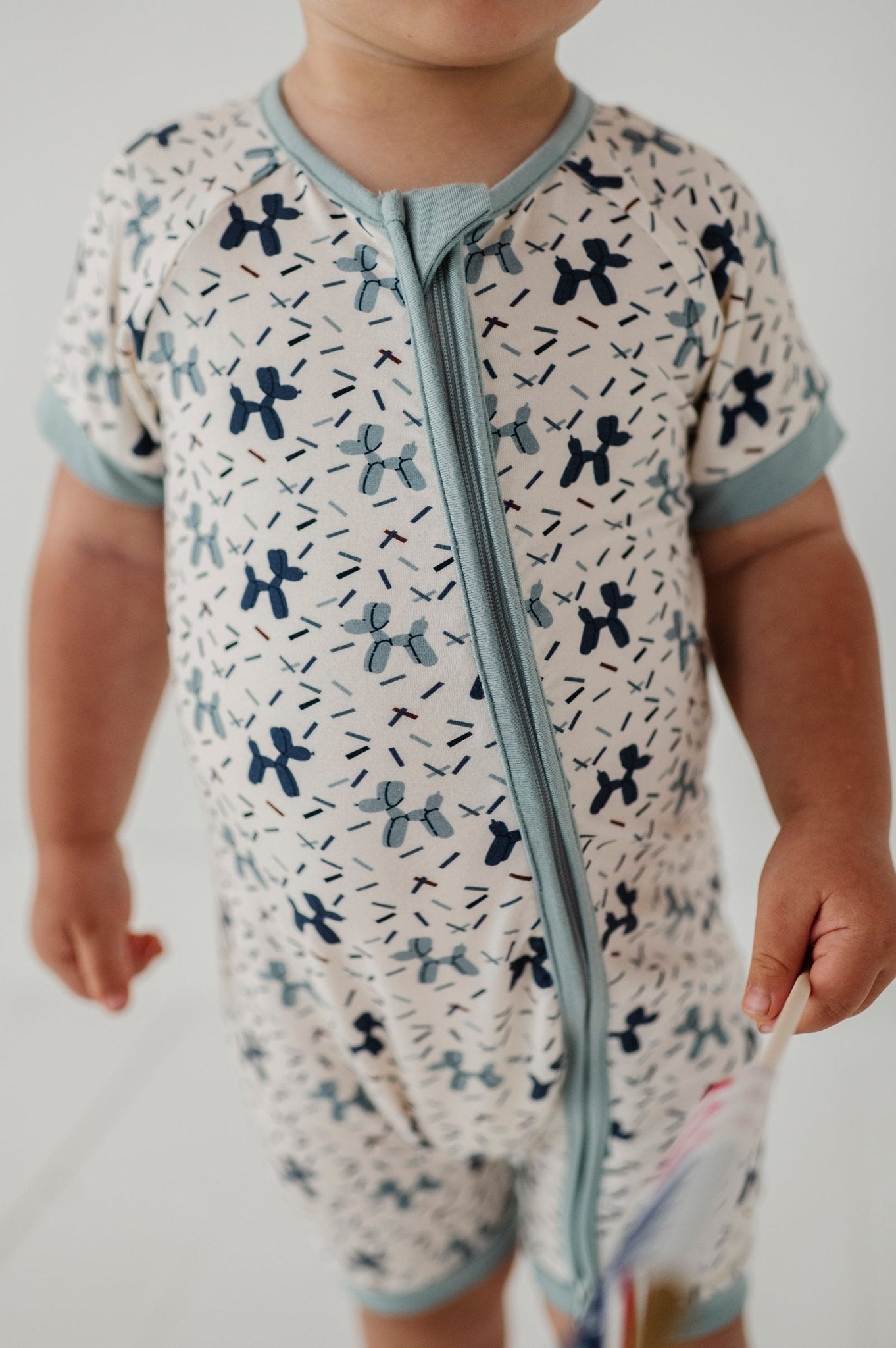 Baby Boy Summer Zip Romper