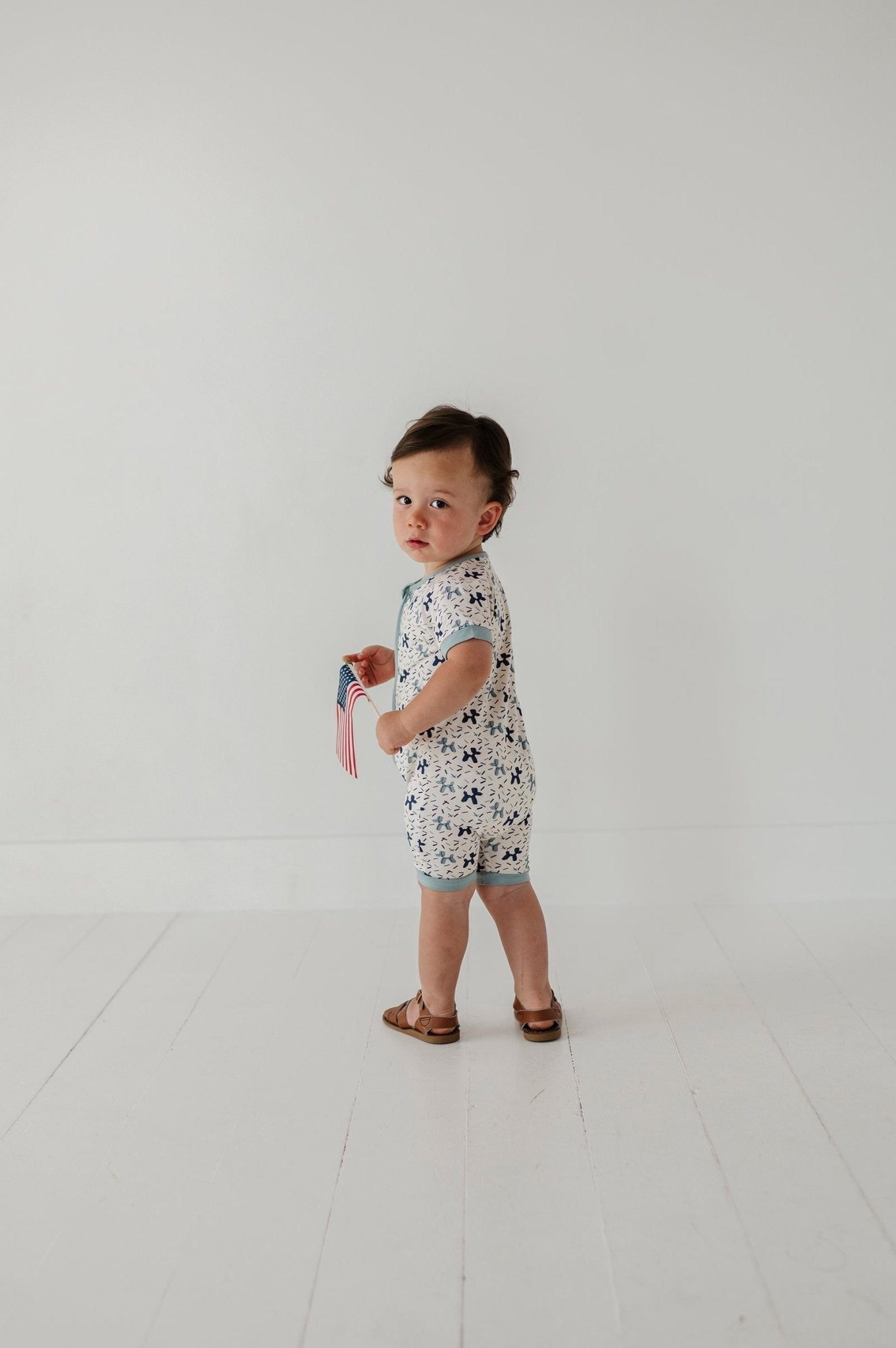 Baby Boy Summer Zip Romper