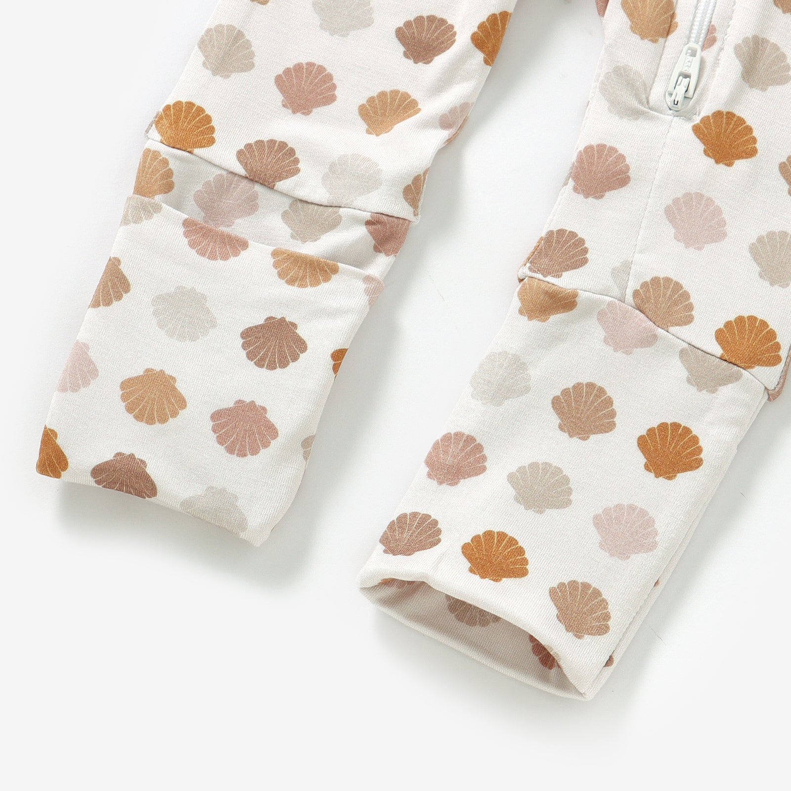 Bamboo Zip Pajamas - SHELL Pajamas Consciously Baby